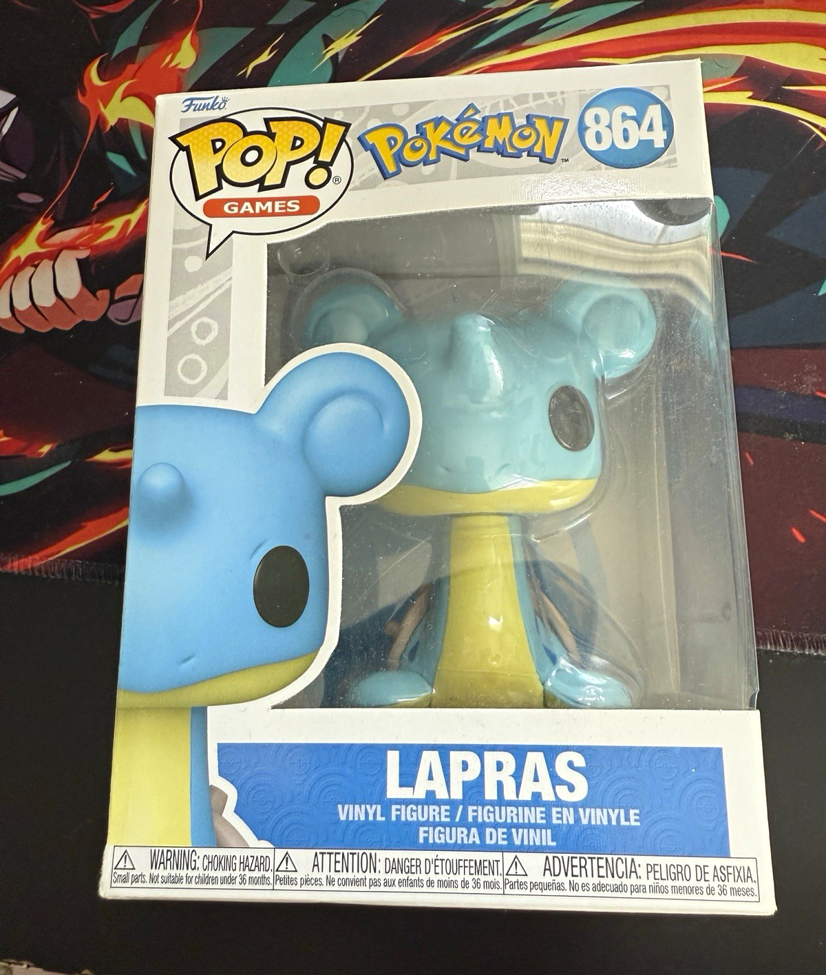 Funko Pop Games Pokémon Lapras #864 Pop Vinyl Figure Video Games