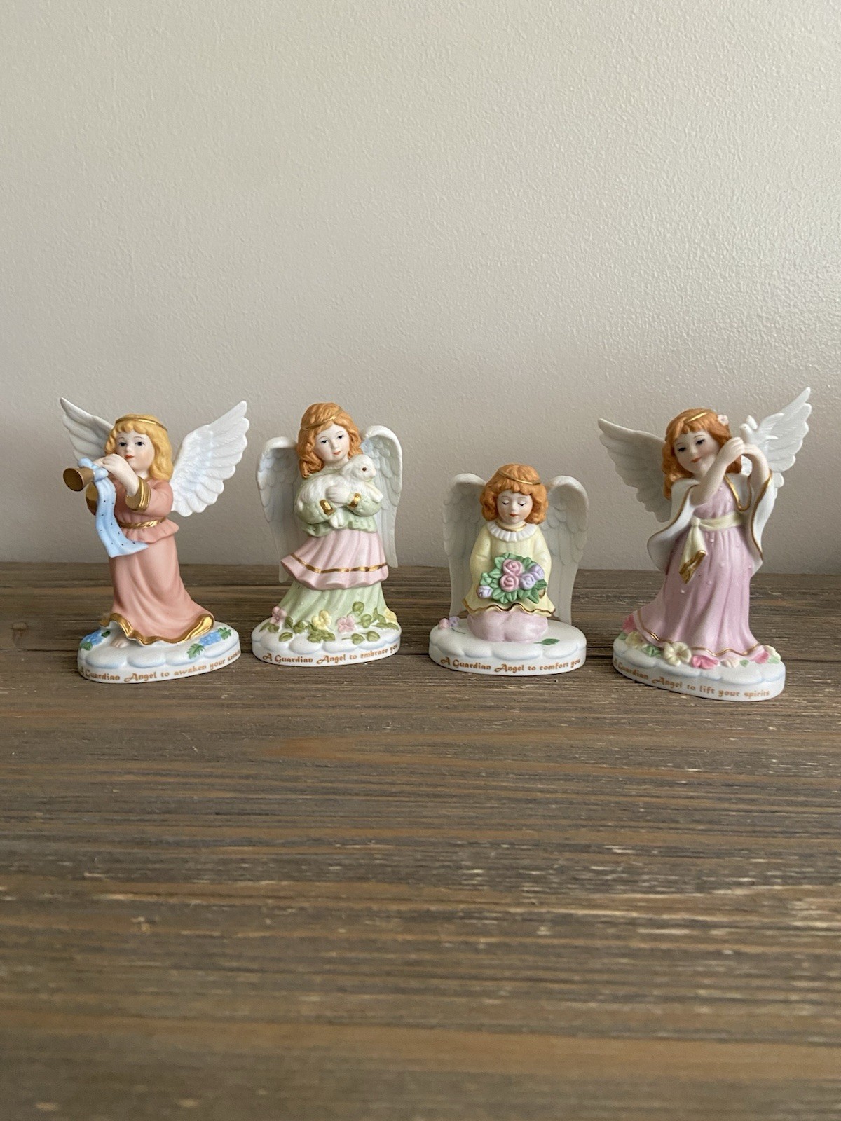 HEAVENLY GUARDIANS ANGELS SET OF 4 HEAVENLY GUARDIANS ANGELS SET OF 4