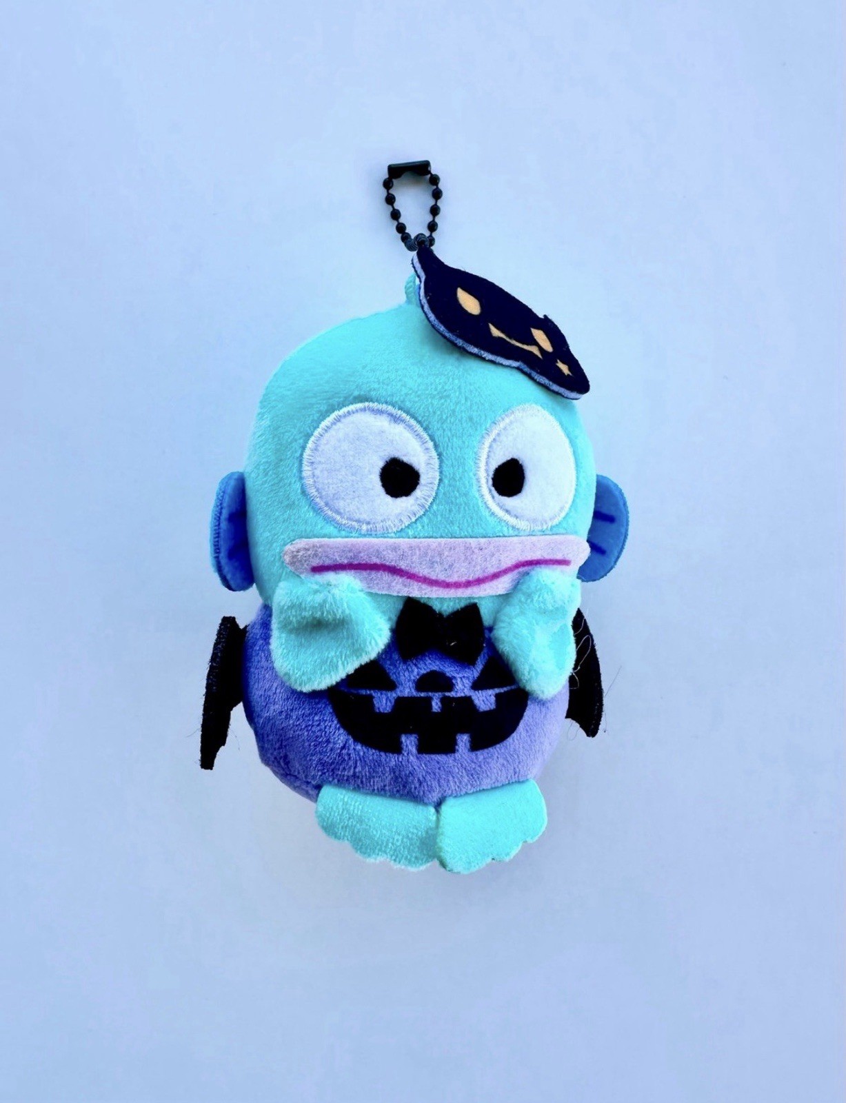 Sanrio Hangyodon 💕 Halloween Pumpkin 🎃 5”Plush Keychain Purse Backpack Charm Sanrio Hangyodon 💕 Halloween Pumpkin 🎃 5”Plush Keychain Purse Backpack Charm