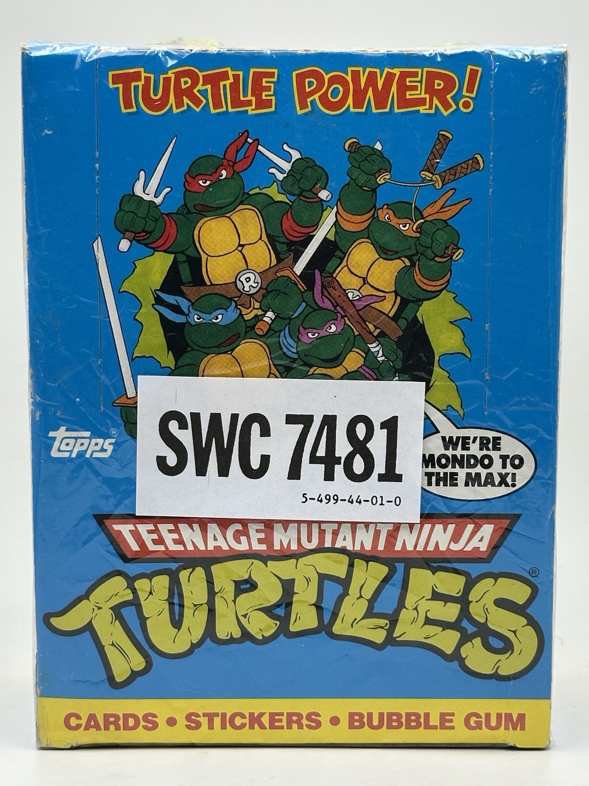 1989 Topps Teenage Mutant Ninja Turtles TMNT Trading Card Box, 48 Wax Packs, NOS