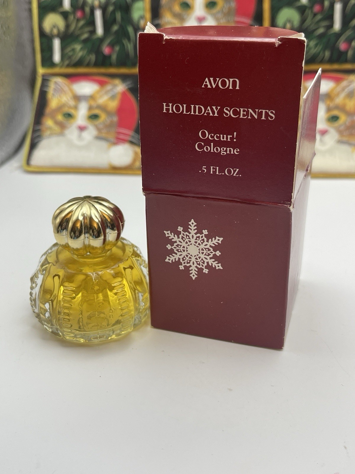Avon Holiday Scents Occur Cologne 0.5 Oz 1986 New Old Stock In Box