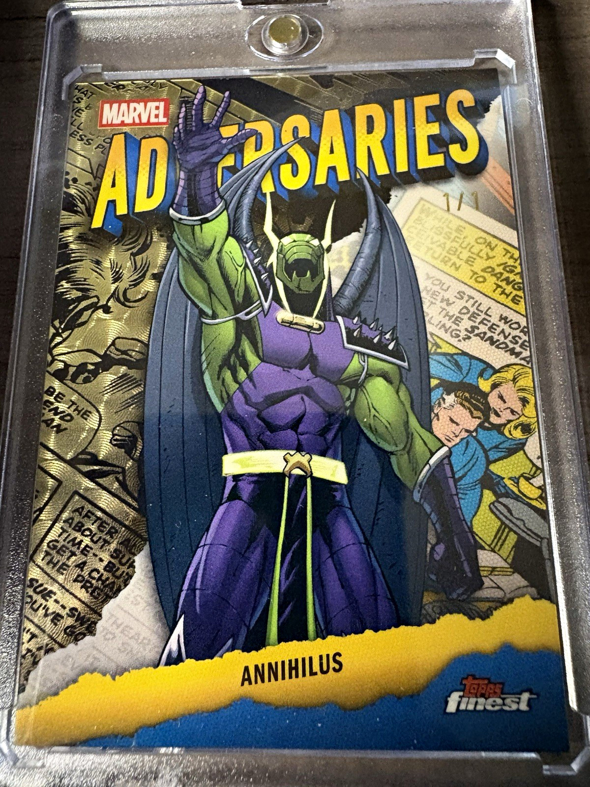 2026 TOPPS FINEST MARVEL ADVERSARIES INSERT ANNIHILUS AD 23 SUPERFRACTOR 1/1 2026 TOPPS FINEST MARVEL ADVERSARIES INSERT ANNIHILUS AD 23 SUPERFRACTOR 1/1