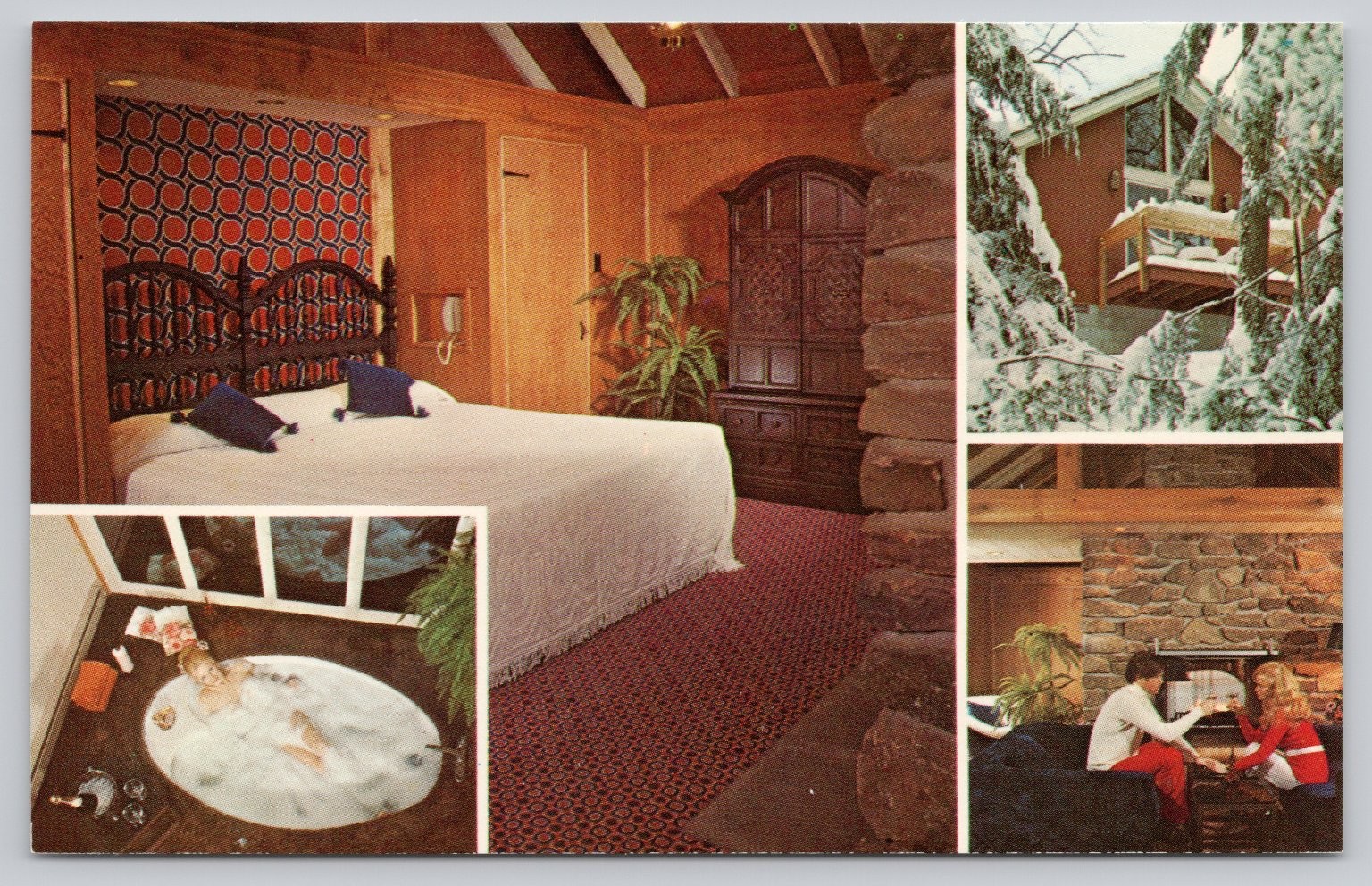 Vtg Strickland\'s Mountain Inn Mt. Pocono PA Postcard 1960s Multi-View Resort Vtg Strickland\'s Mountain Inn Mt. Pocono PA Postcard 1960s Multi-View Resort