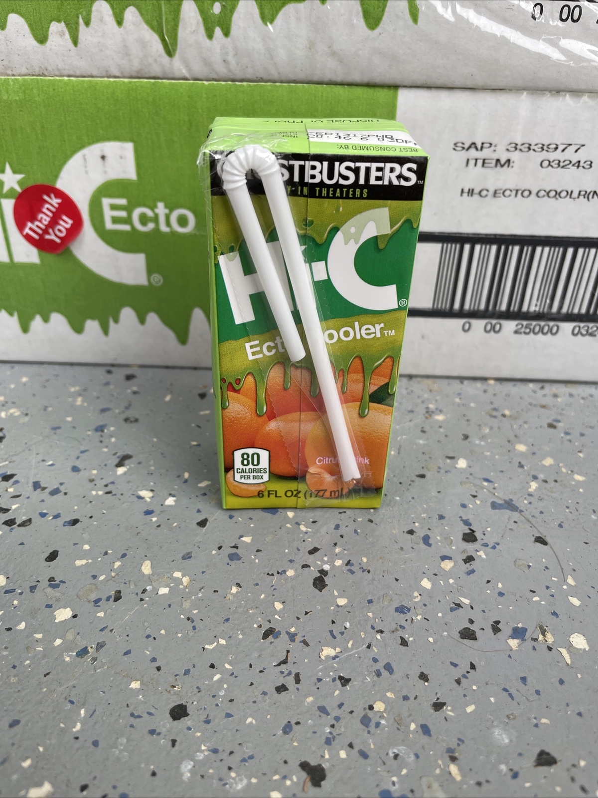 2017 Ghostbusters Limited edition Hi-C Ecto Cooler Juice Box Single Sealed...