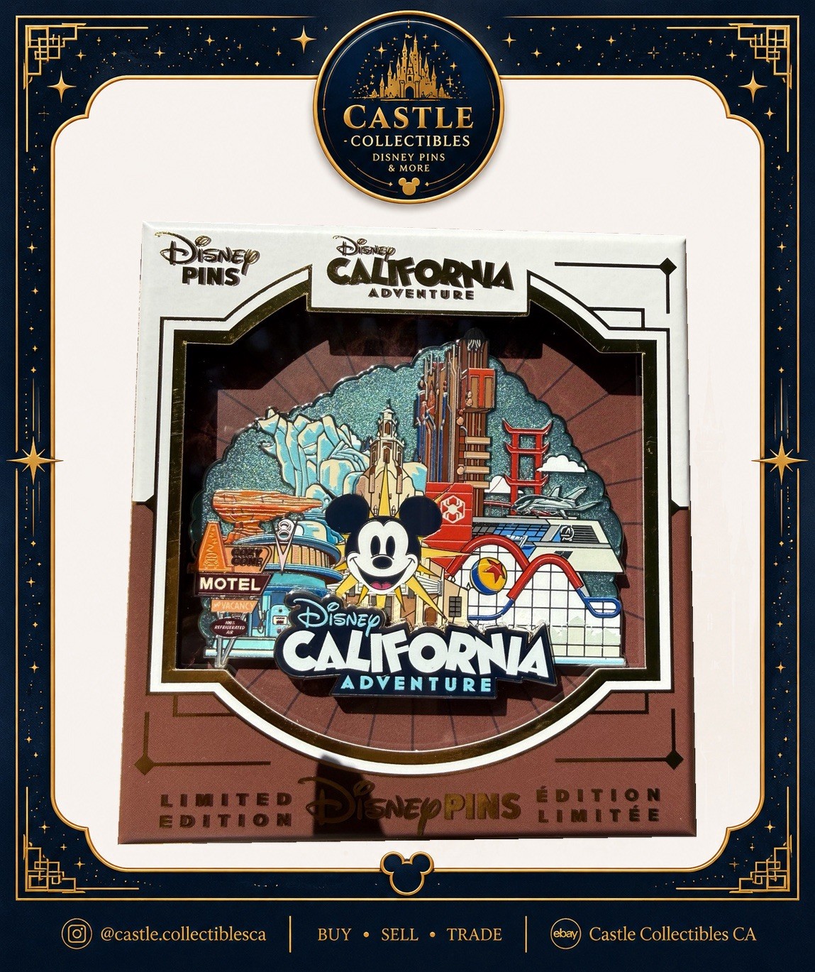 2026 Disney California Adventure Pin LE 3000 2026 Disney California Adventure Pin LE 3000