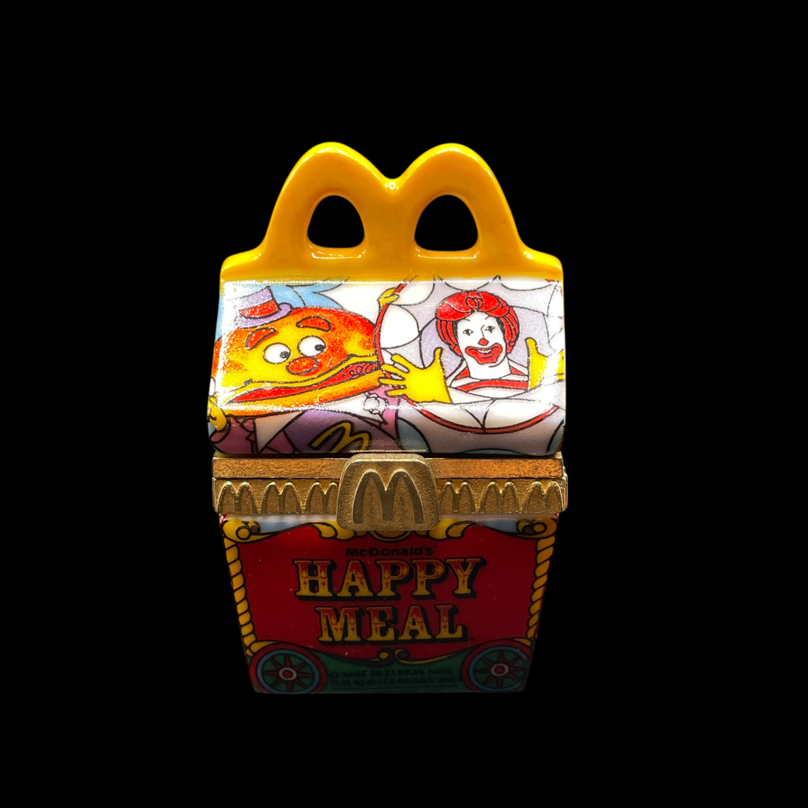 1997 McDonald\'s McMemories Porcelain Trinket Box Ronald McDonald, Mayor McCheese 1997 McDonald\'s McMemories Porcelain Trinket Box Ronald McDonald, Mayor McCheese