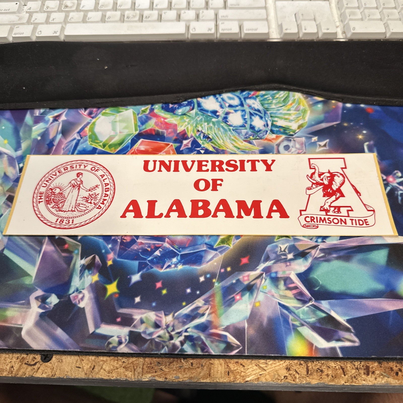 Vintage University Of Alabama Bumper Sticker 90’s NOS