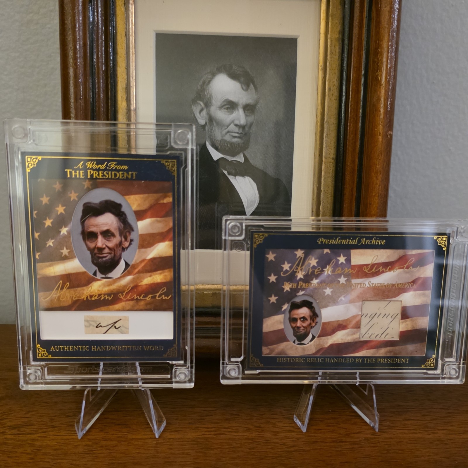 2025 POTUS A Word From The President Abraham Lincoln Handwritten Word And Relic