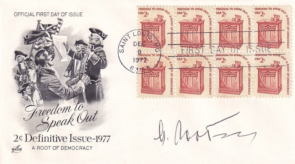 Mikhail Gorbachev-Signed First Day Cover (Last Leader Soviet Union & Nobel Prize
