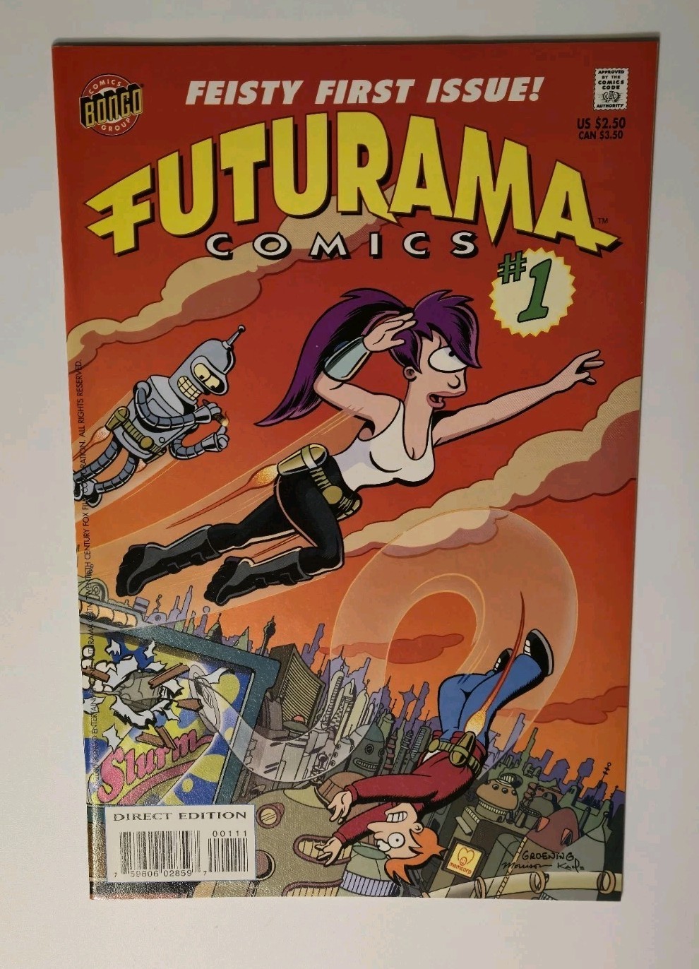 Futurama Comics #1 Comic Book Bongo Matt Groening 