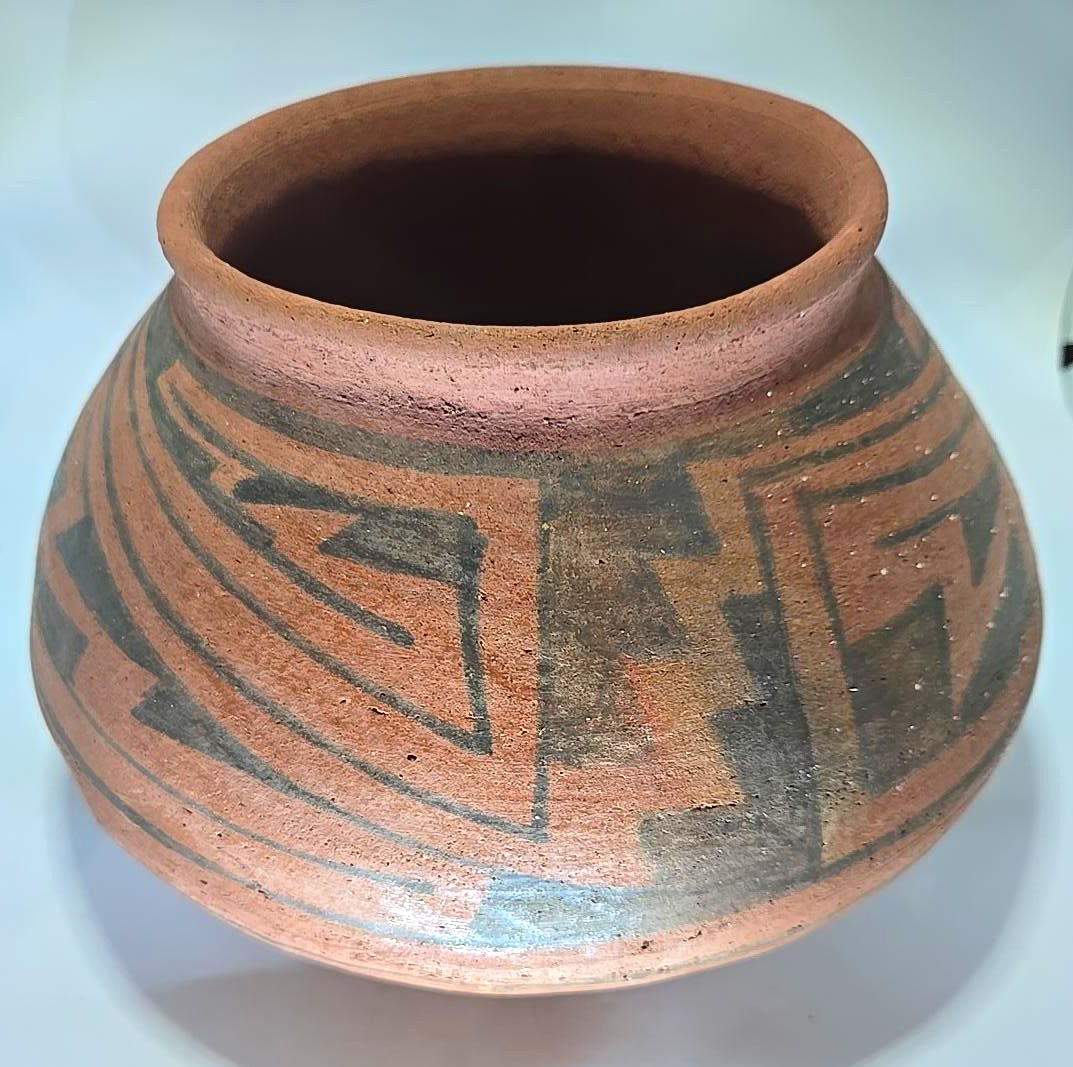 Manuel Olivaras Signed Mata Ortiz Style Pottery Olla Geometric Mexico 8.5 Manuel Olivaras Signed Mata Ortiz Style Pottery Olla Geometric Mexico 8.5