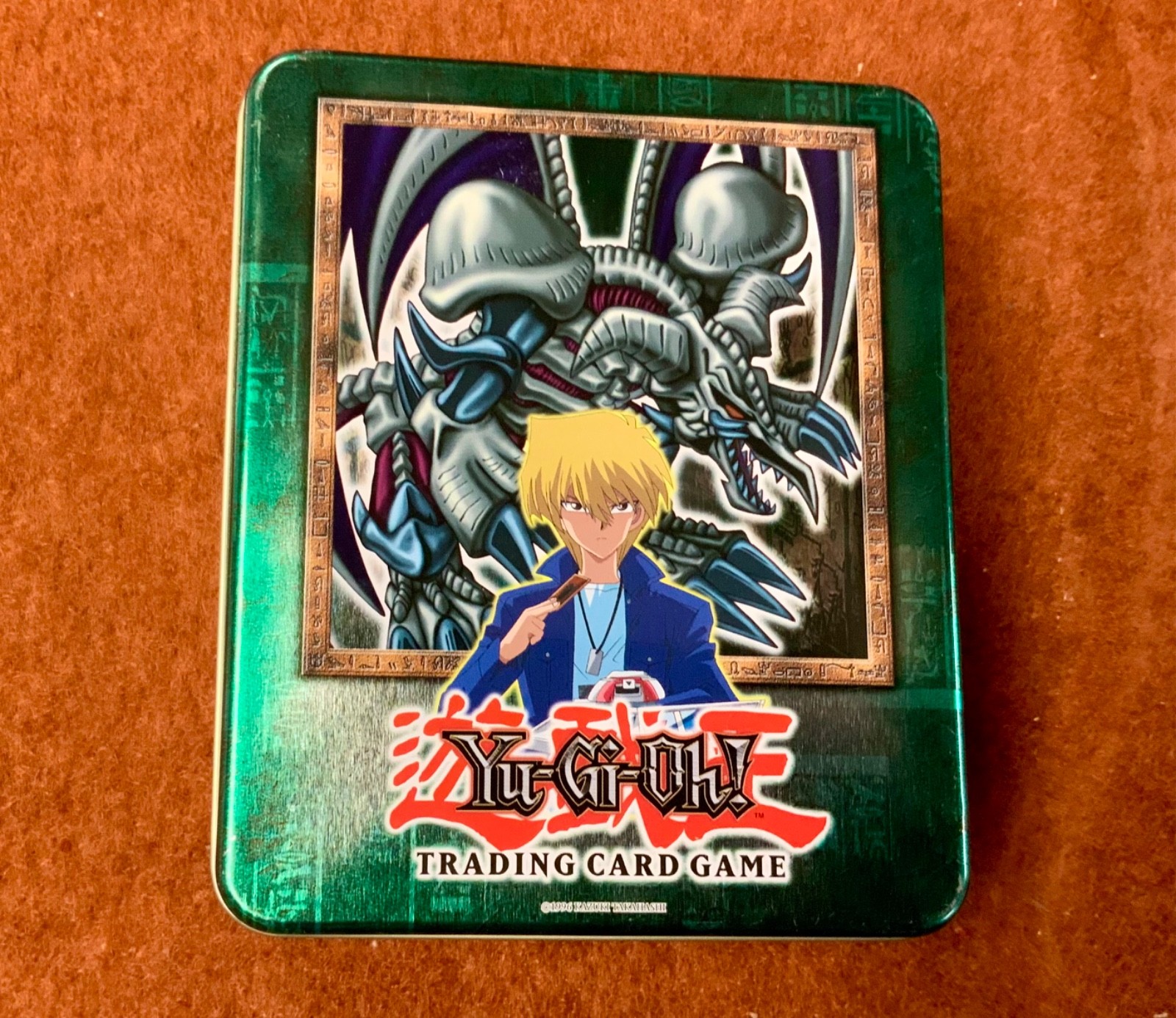 Yu-gi-oh trading empty metal box  1996 no cards