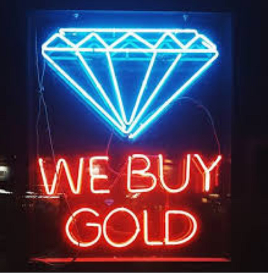 We Buy Gold Diamond Neon Sign Light Lamp Workshop Cave Collection 24