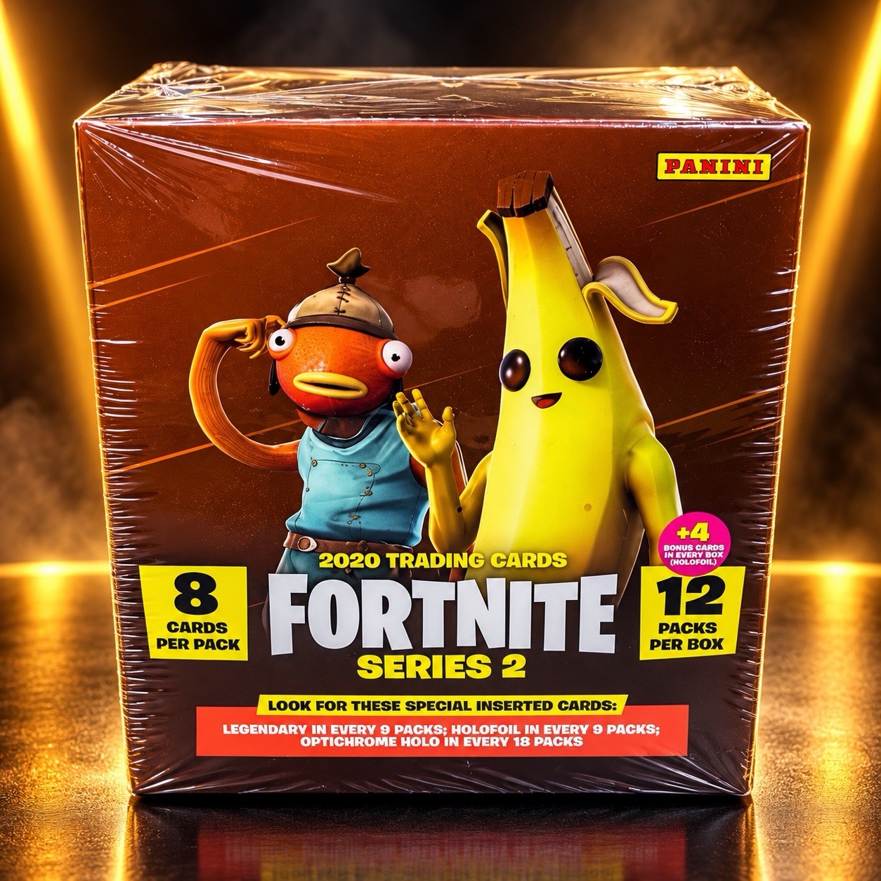 2020 PANINI FORTNITE SERIES 2 MEGA BOX SEALED 12 PACKS 100 CARDS COLLECTIBLE