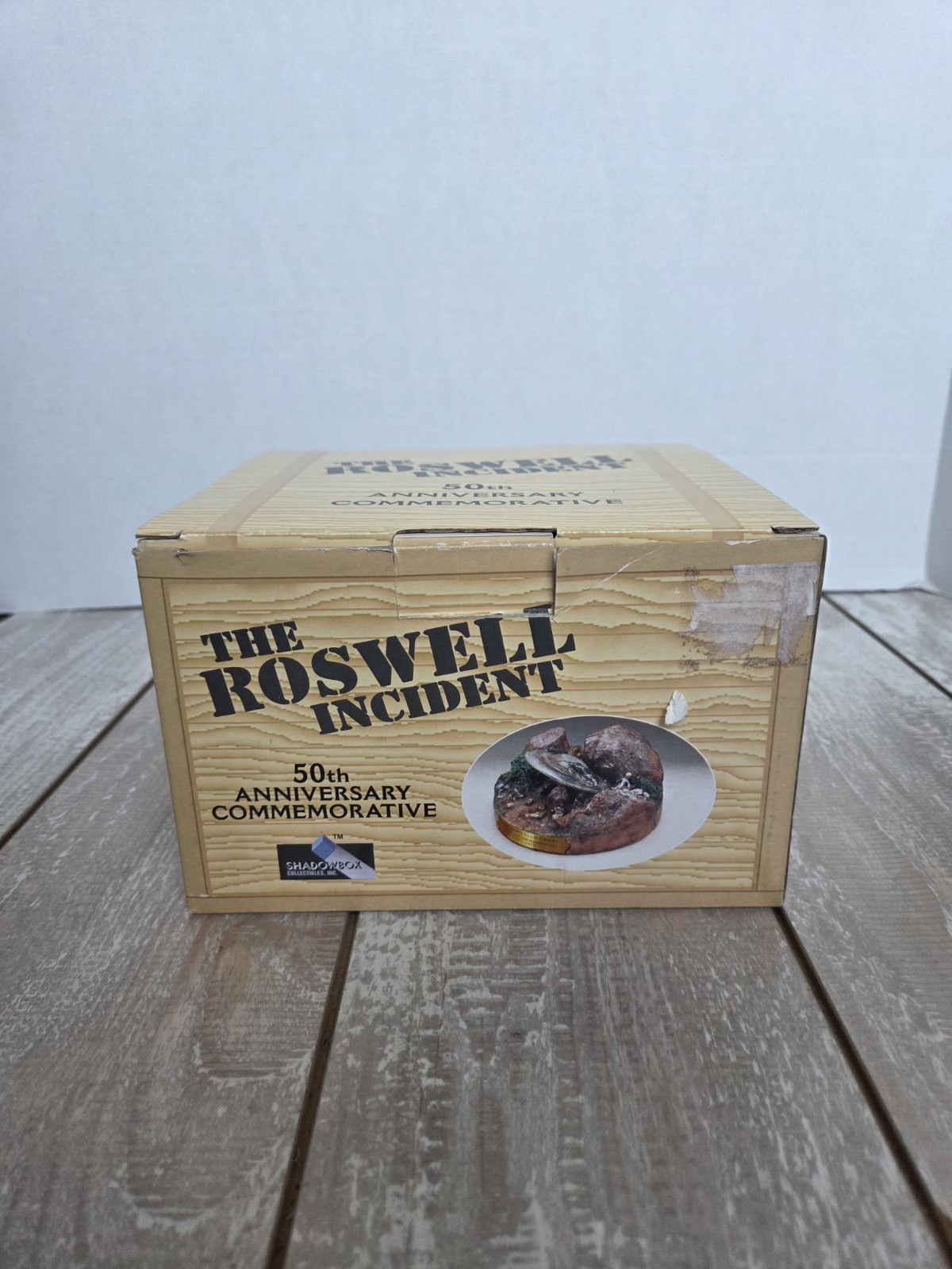 Roswell UFO Crash Incident 50th Anniversary Commemorative Sculpture Statue