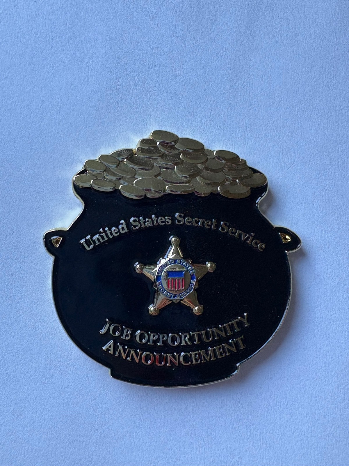 USSS US Secret Service JOA JOB OPPORTUNITY ANNOUNCEMENT Challenge Coin