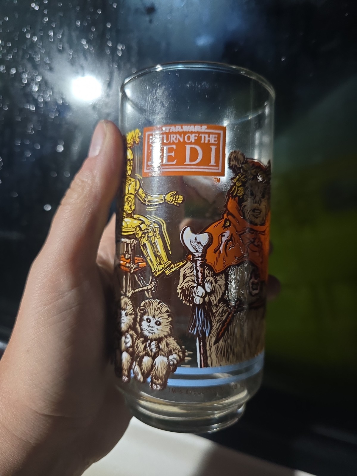 VINTAGE 1983 Star Wars ROTJ Burger King Glass R2-D2 and C-3PO New 