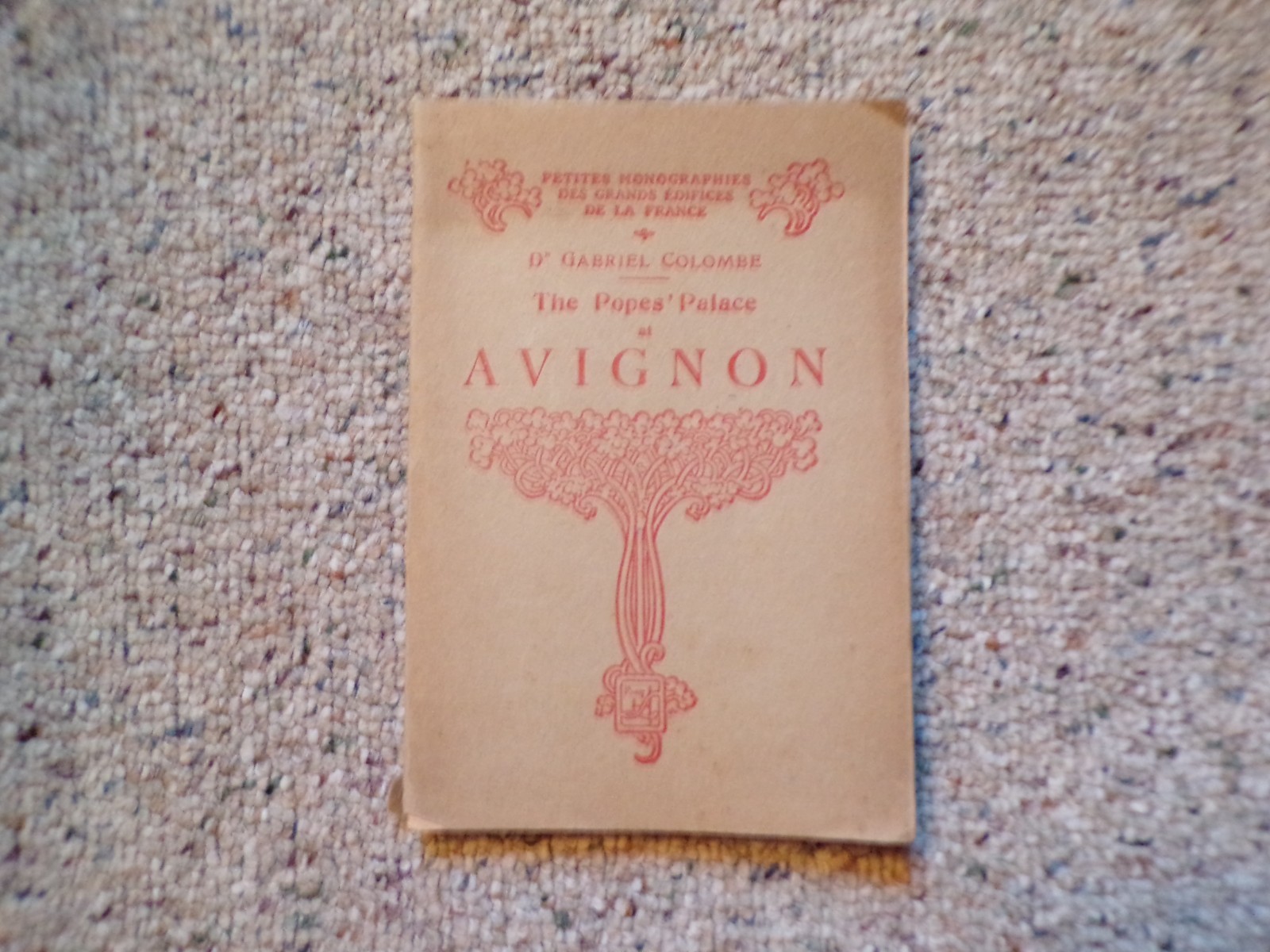 1928 The Popes' Palace at Avignon Illustrations & Plans Dr Gabriel Colombe