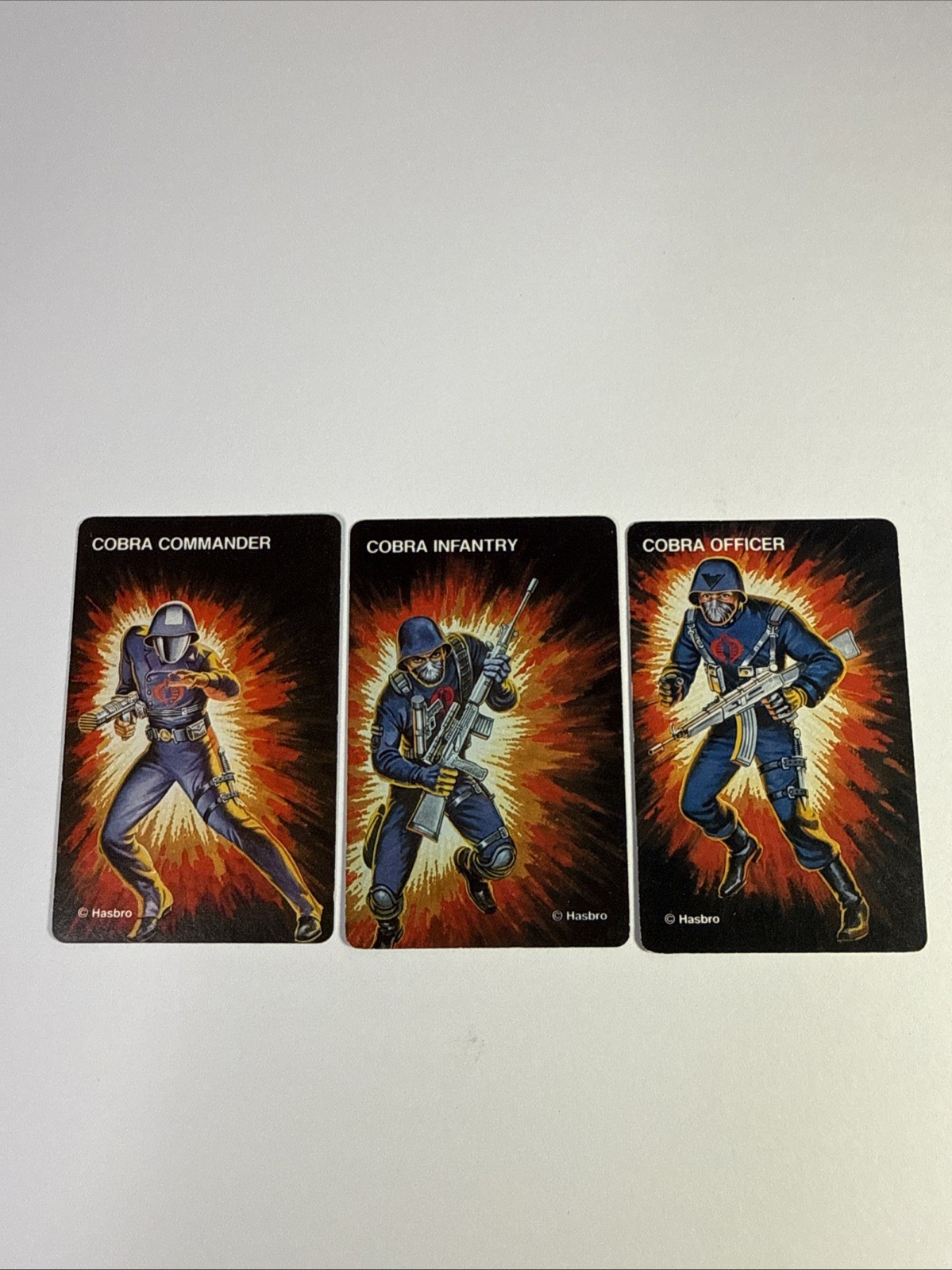 1982 G.I. Joe Card Lot Cobra Commander Rookie Hasbro Vintage Rare 1982 G.I. Joe Card Lot Cobra Commander Rookie Hasbro Vintage Rare
