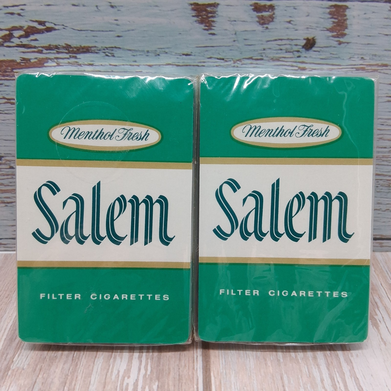 Lot of 2 Vintage Playing Card Decks Salem Cigarettes Promo Made In USA (NEW) Lot of 2 Vintage Playing Card Decks Salem Cigarettes Promo Made In USA (NEW)
