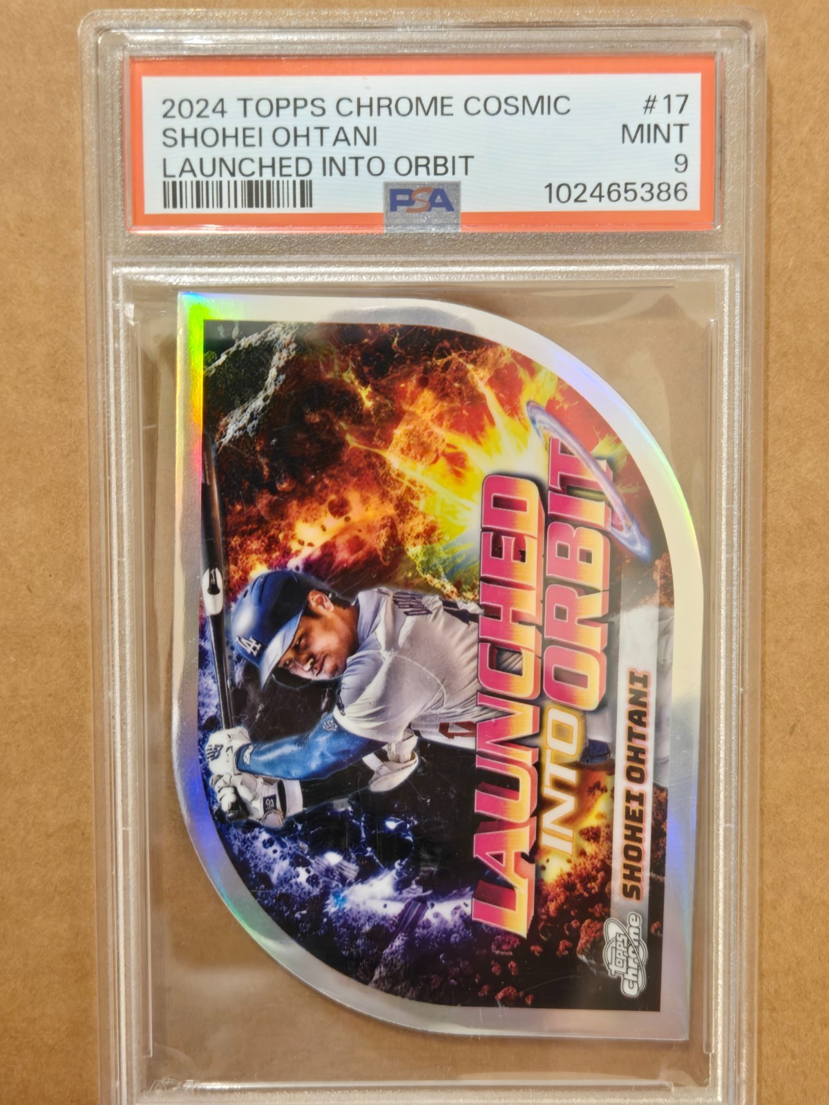 2024 Topps Cosmic Chrome Launched Into Orbit Shohei Ohtani LIO-17 Mint PSA-9 2024 Topps Cosmic Chrome Launched Into Orbit Shohei Ohtani LIO-17 Mint PSA-9