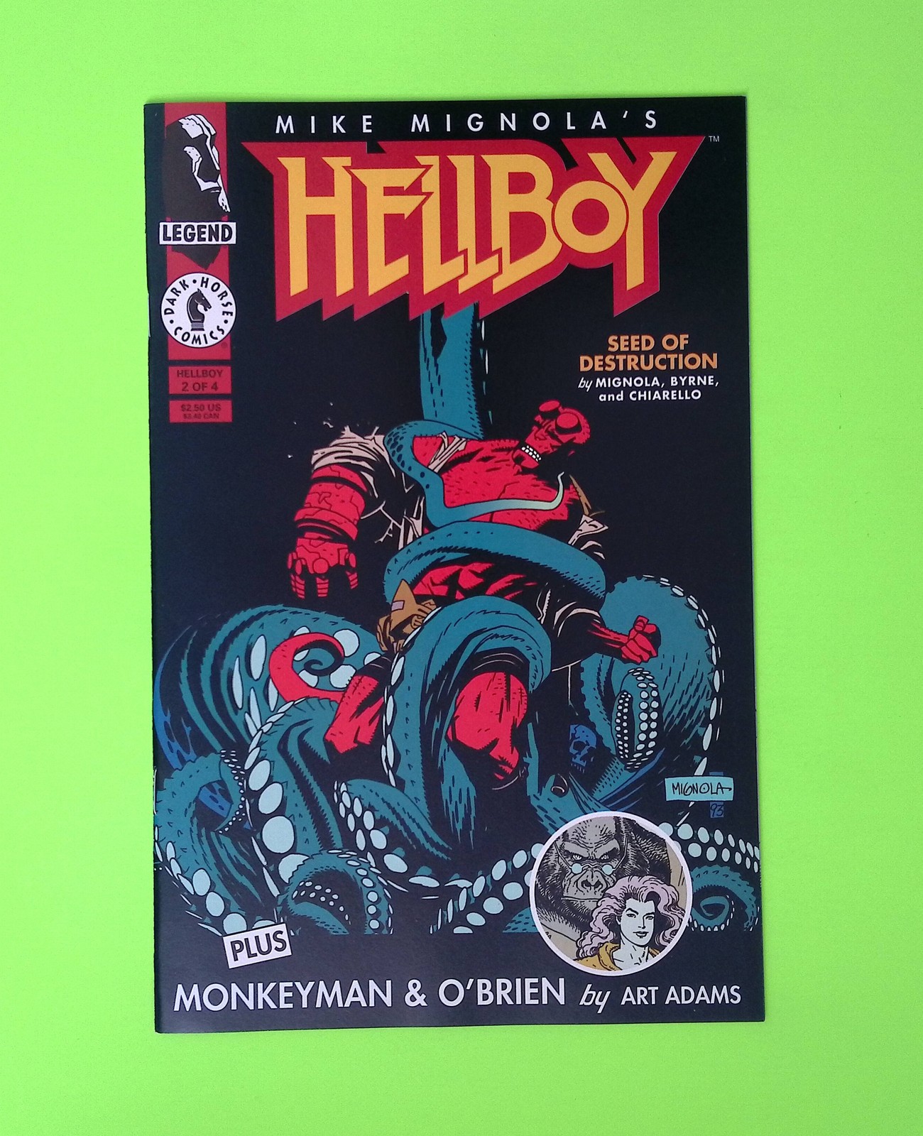 Hellboy Seed of Destruction #2 1994 Dark Horse Comics High Grade Q133-147 Hellboy Seed of Destruction #2 1994 Dark Horse Comics High Grade Q133-147