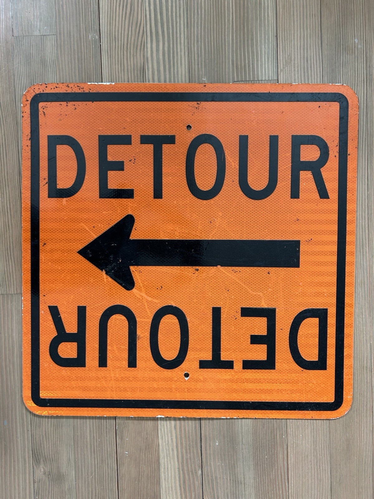 Detour Sign With Arrow 24x24” Left Or Right Pointing Detour Sign With Arrow 24x24” Left Or Right Pointing