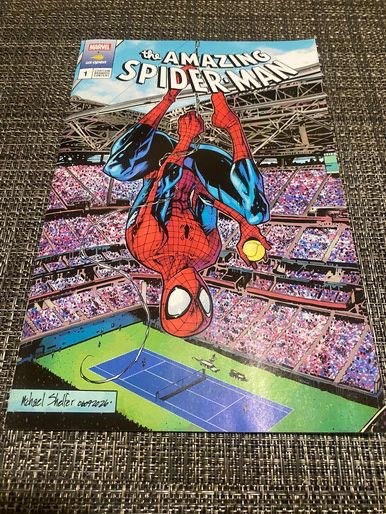 2026 US Open Tennis Marvel The Amazing Spiderman Spider-man Comic Book # 1 NYC
