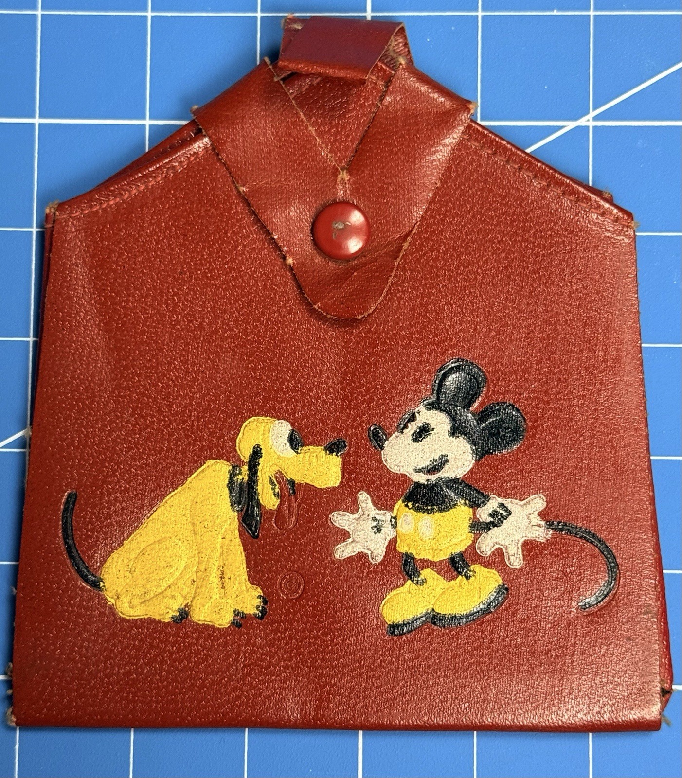 1940’s Child’s Mickey & Pluto coin purse bag