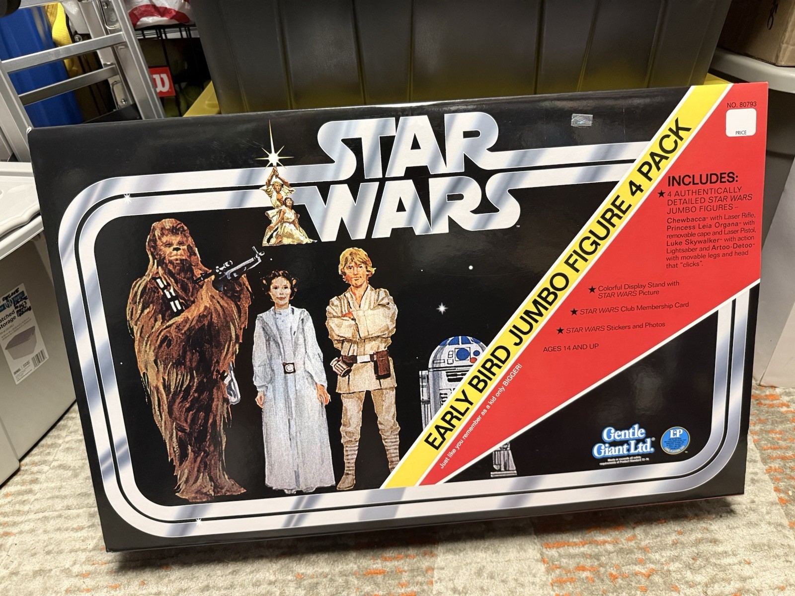 STAR WARS Gentle Giant EARLY BIRD KENNER Jumbo 4 Figure set Opened Complete STAR WARS Gentle Giant EARLY BIRD KENNER Jumbo 4 Figure set Opened Complete