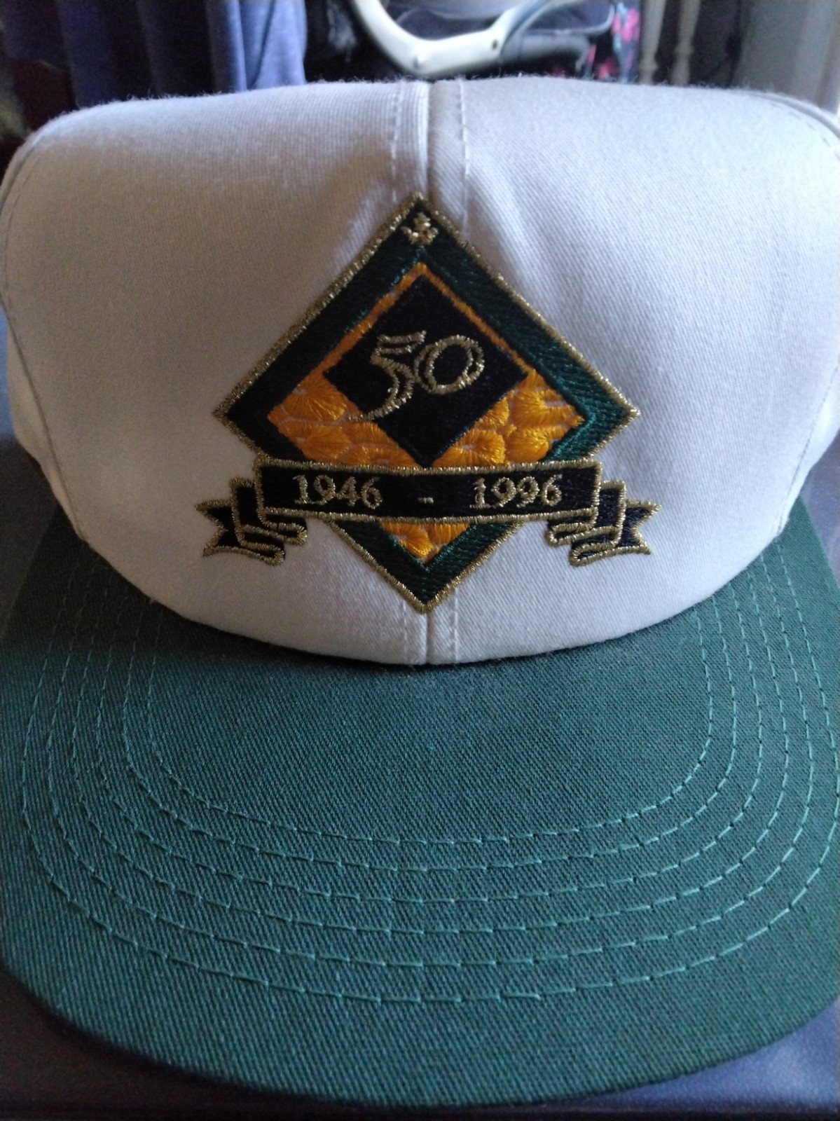 Vintage Pioneer Hi Bred Hat 50th Anniversary 1946-1996 Snapback Cap Seed Farm Vintage Pioneer Hi Bred Hat 50th Anniversary 1946-1996 Snapback Cap Seed Farm