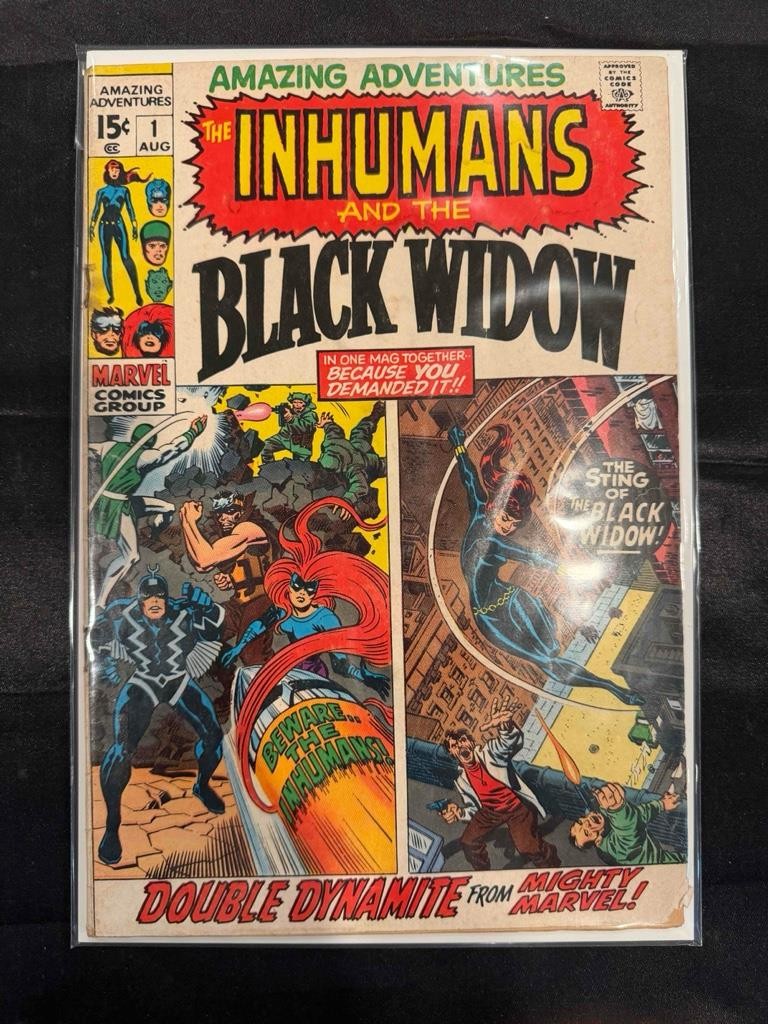 Amazing Adventures #1 Marvel 1970 Inhumans Black Widow 1st Solo Story Key