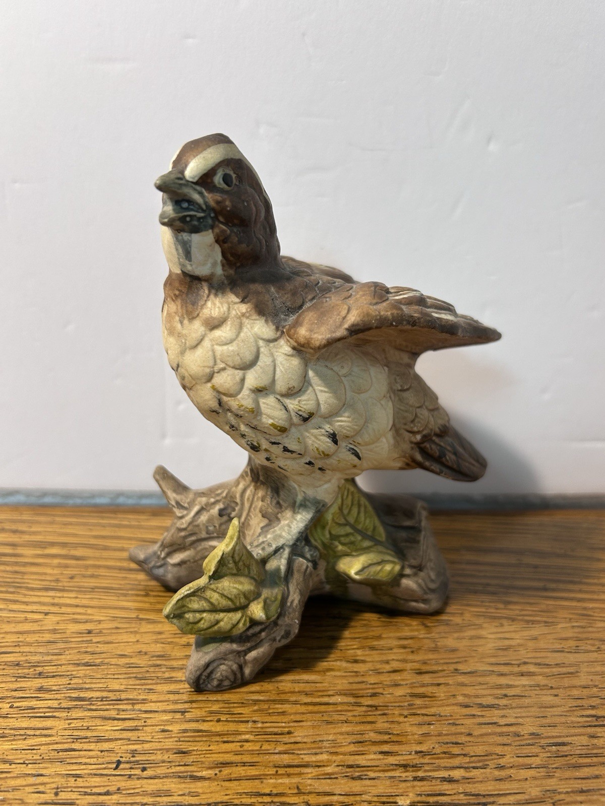 Vintage Norleans Japan Ceramic Bobwhite Quail Bird Figurine 5.5” Mid Century Vtg Vintage Norleans Japan Ceramic Bobwhite Quail Bird Figurine 5.5” Mid Century Vtg