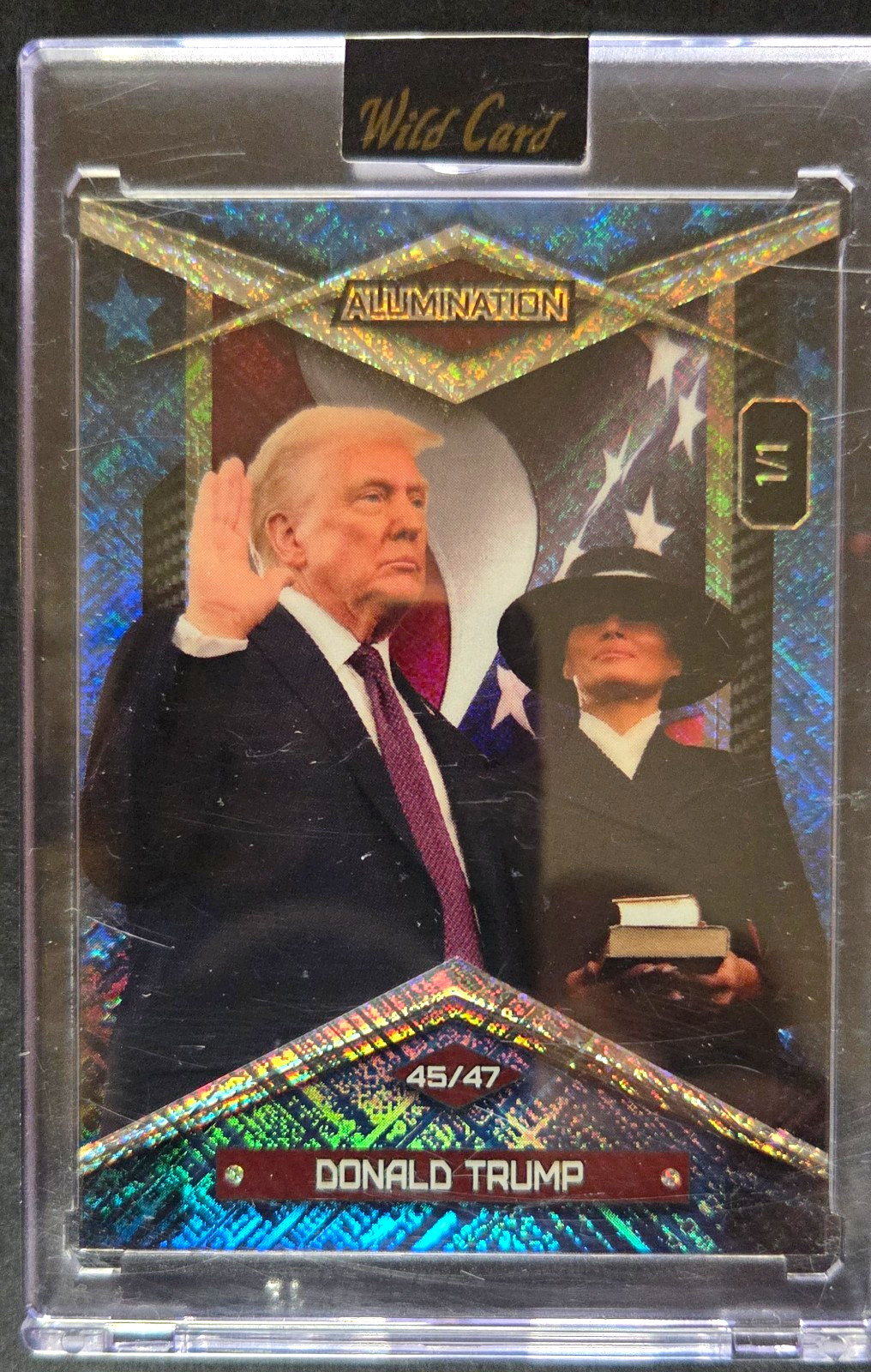 Wild Card Alumination Donald Trump President 45th & 47th 2025 AF-BC-SR-DT8 /47