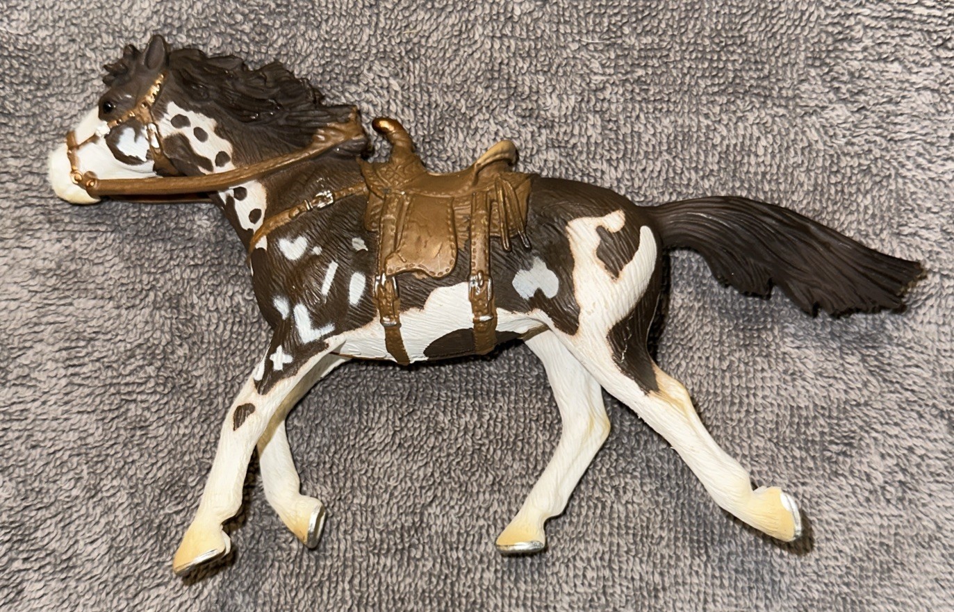 Vintage 2005 Schleich Wild West Cowboy Horse Figurine (Horse Only) Retired Pinto