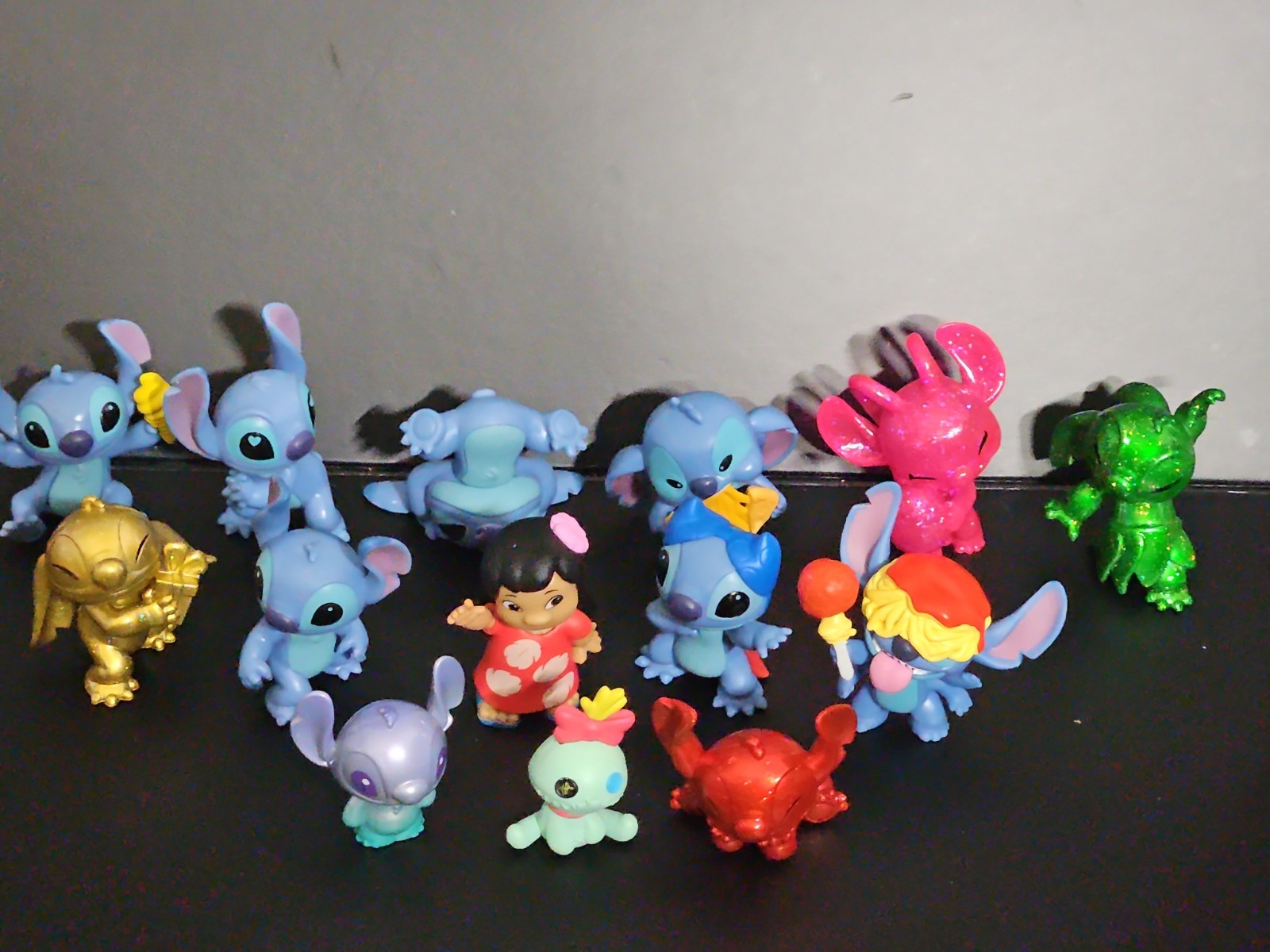 Disney Lilo and Stitch Scrump Figure Deluxe Holiday Lot Of 14  