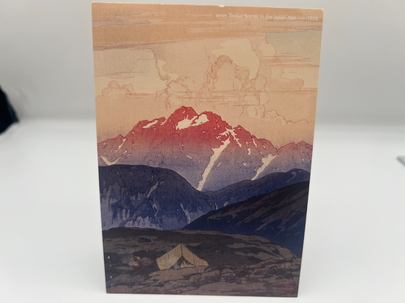 Hiroshi Yoshida Japan Alps Woodblock Art Postcard Mountain Landscape