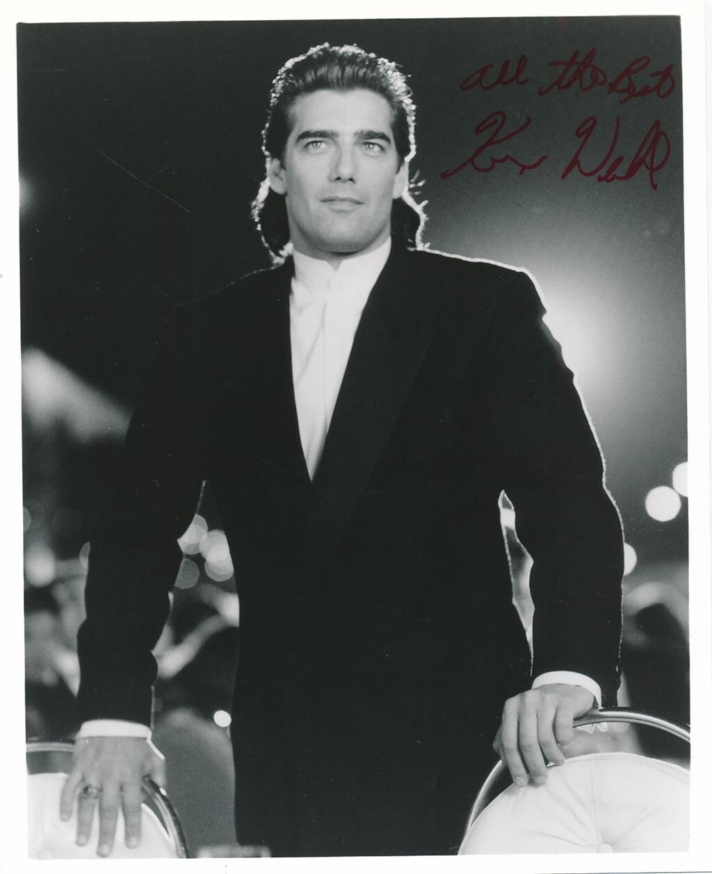 Ken Wahl- Signed B&W Photograph Ken Wahl- Signed B&W Photograph