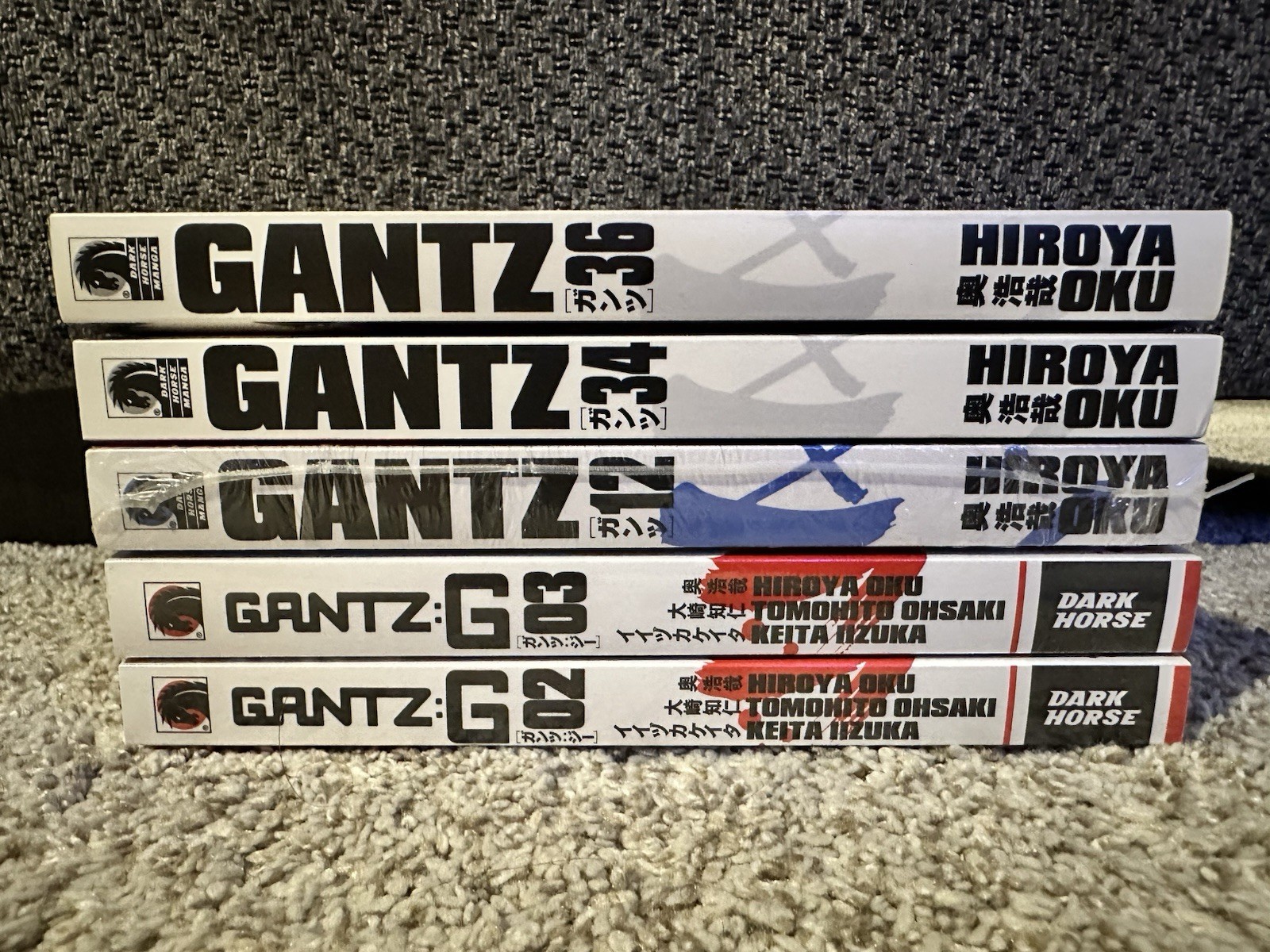 Gantz 12, 34, 36 & Gantz:G 2 &3 Manga Singles OOP Lot Hiroya Oku Dark Horse Gantz 12, 34, 36 & Gantz:G 2 &3 Manga Singles OOP Lot Hiroya Oku Dark Horse