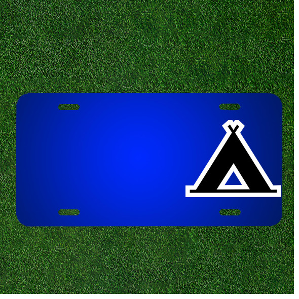 Custom Personalized License Plate With Add Names To Tepee Camping Map Poi Custom Personalized License Plate With Add Names To Tepee Camping Map Poi