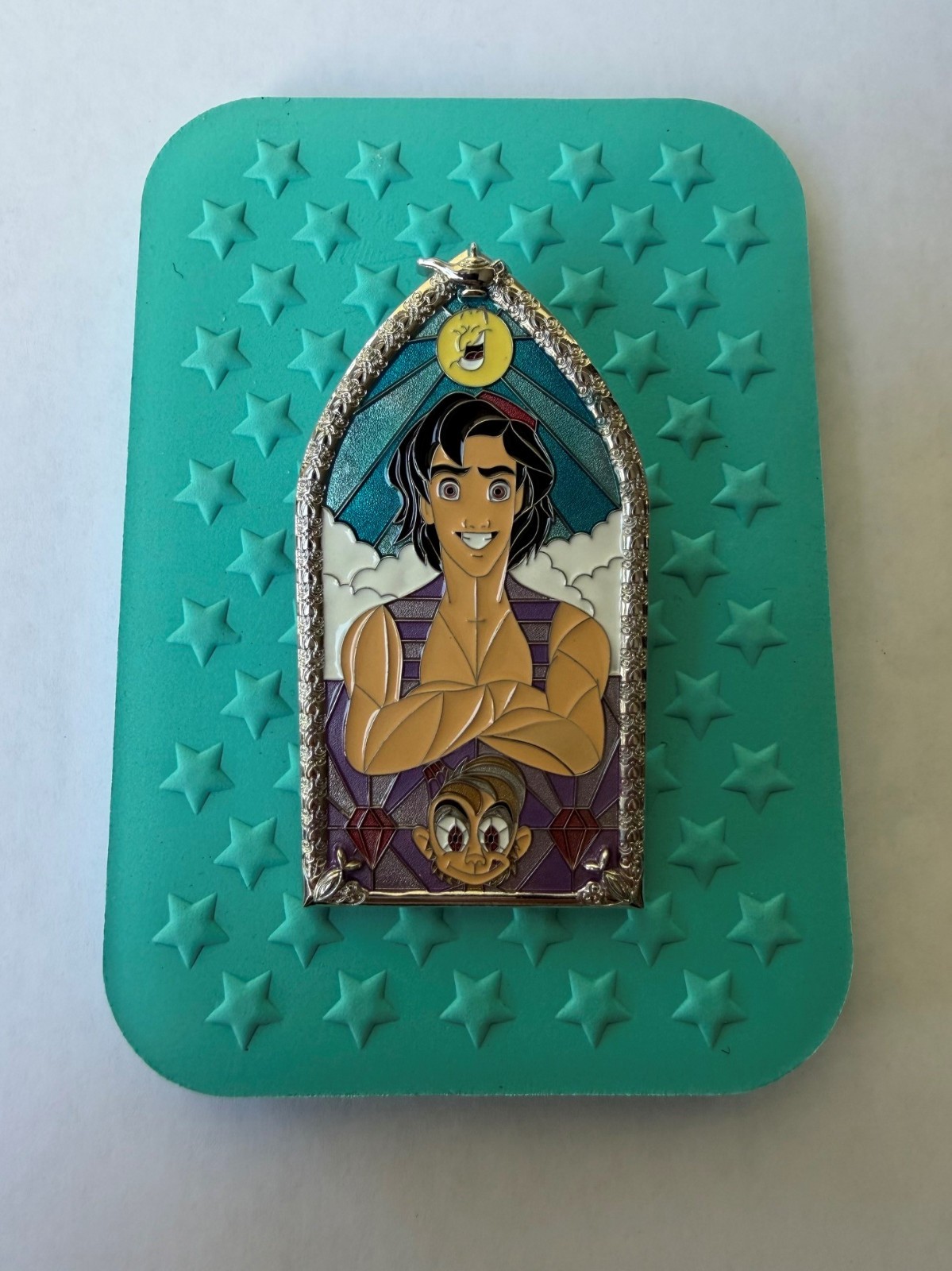 Disney DLR Aladdin Abu Genie - Windows Of Magic Pin LE 2000