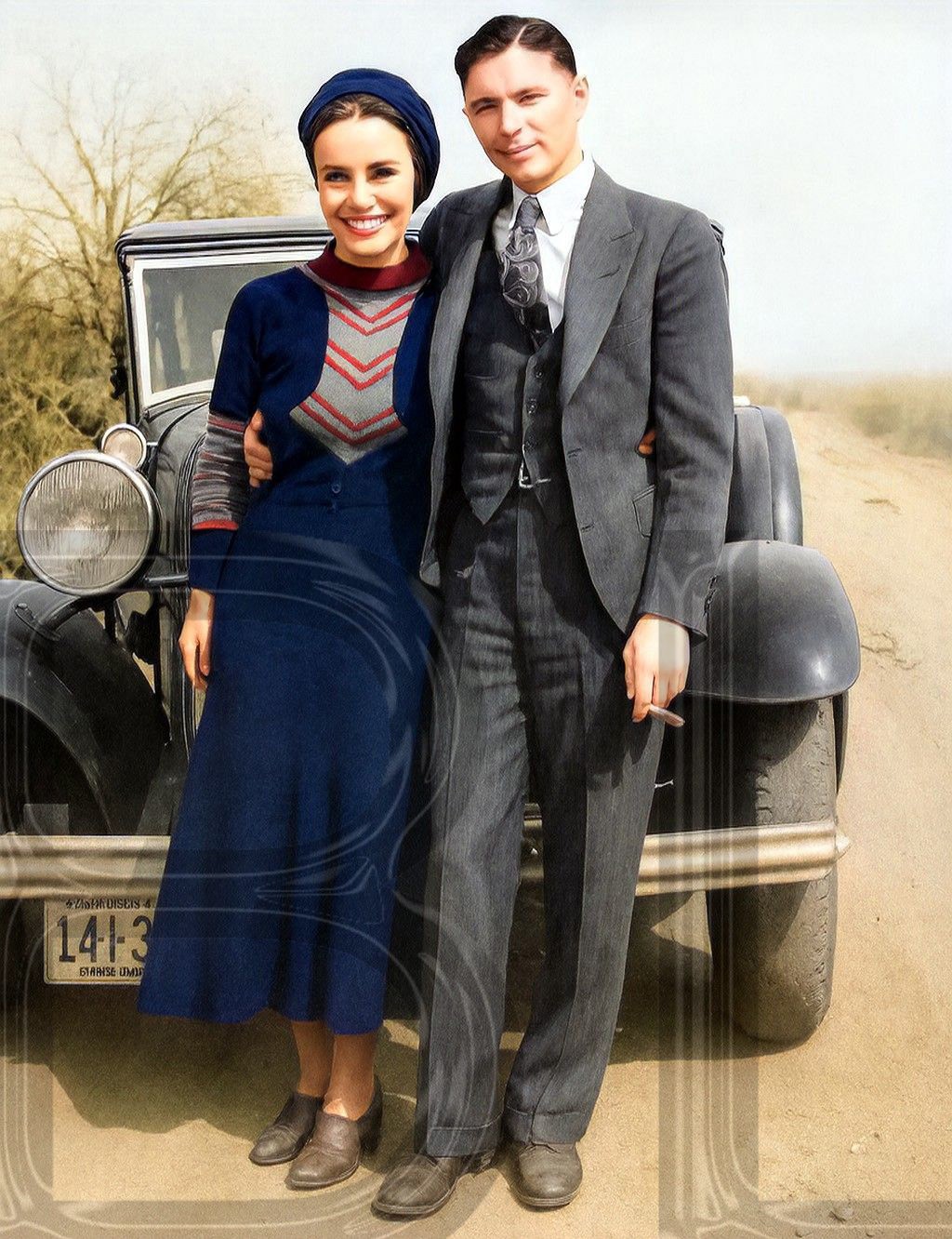 Bonnie Parker & Clyde Barrow Photo Print