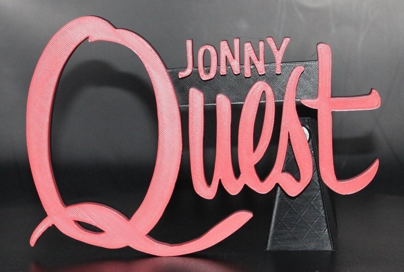 Jonny Quest 3D printed Logo Sign Wall Desk Shelf Art Jonny Quest 3D printed Logo Sign Wall Desk Shelf Art