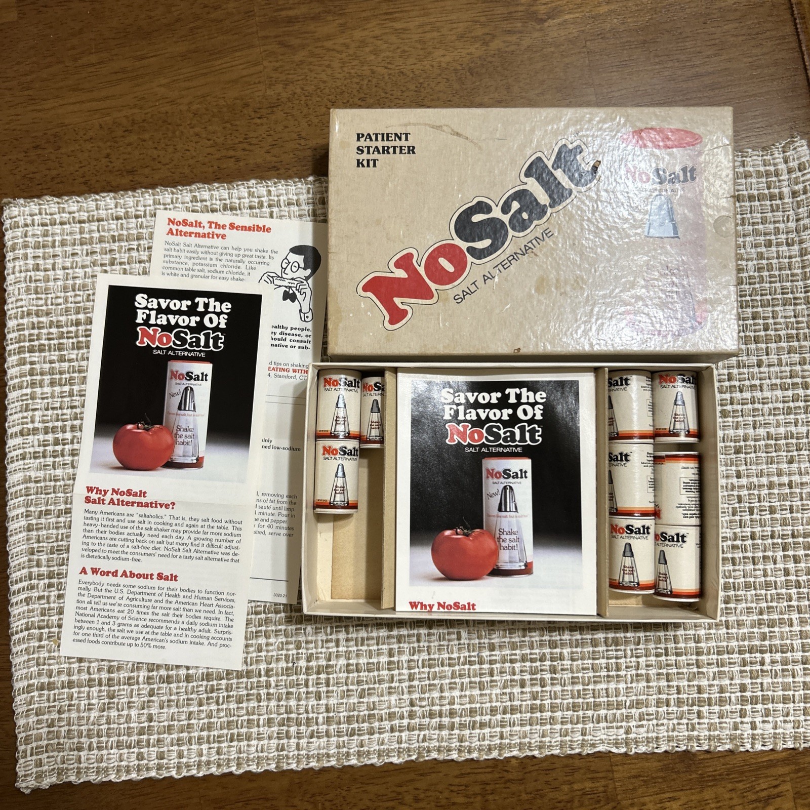 VERY RARE NoSalt Patient Samples 1970’s Medical