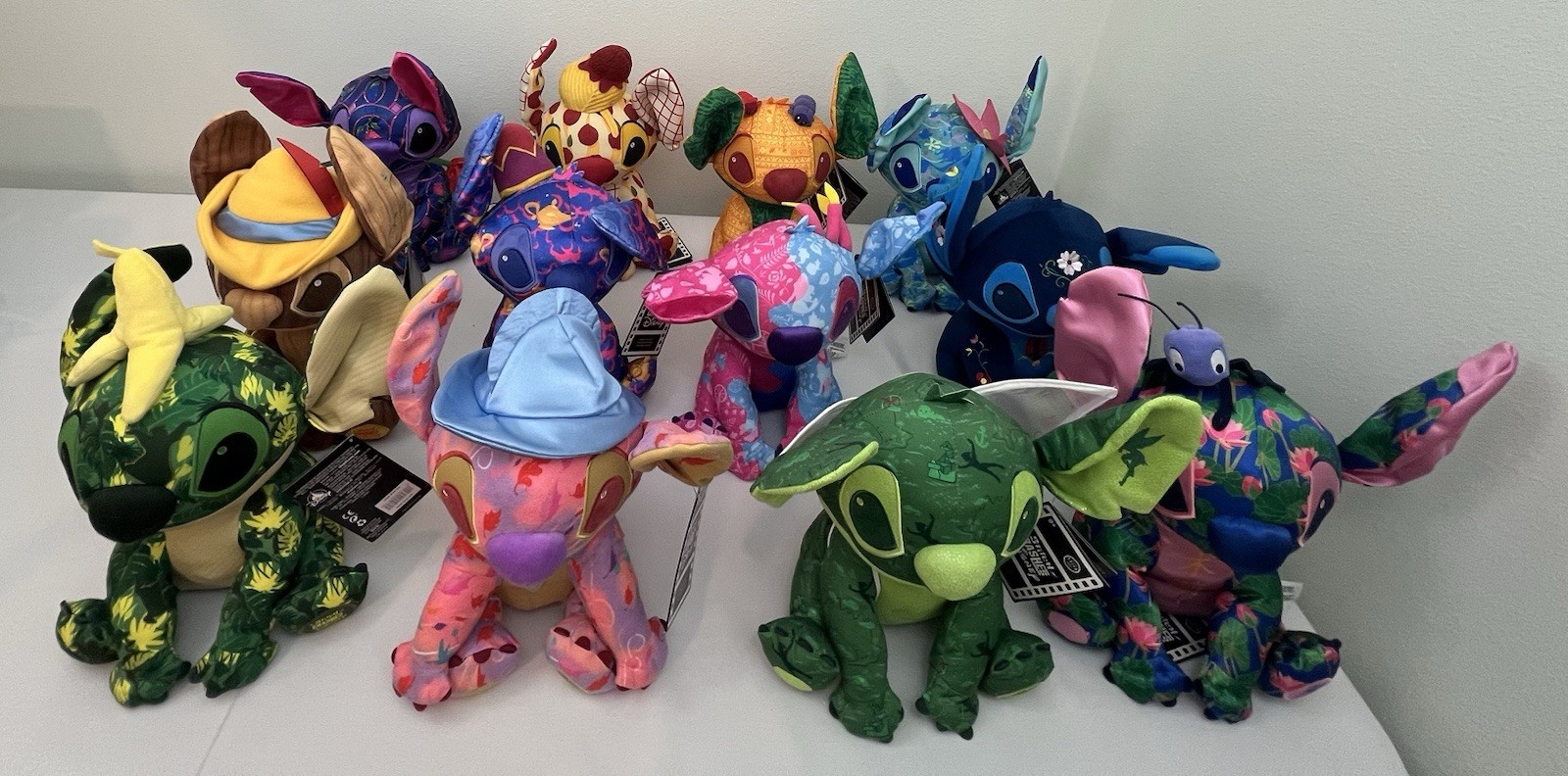 Stitch Crashes Disney Plush Full Set 1-12 new with Tags Limited Edition & Stitch Stitch Crashes Disney Plush Full Set 1-12 new with Tags Limited Edition & Stitch