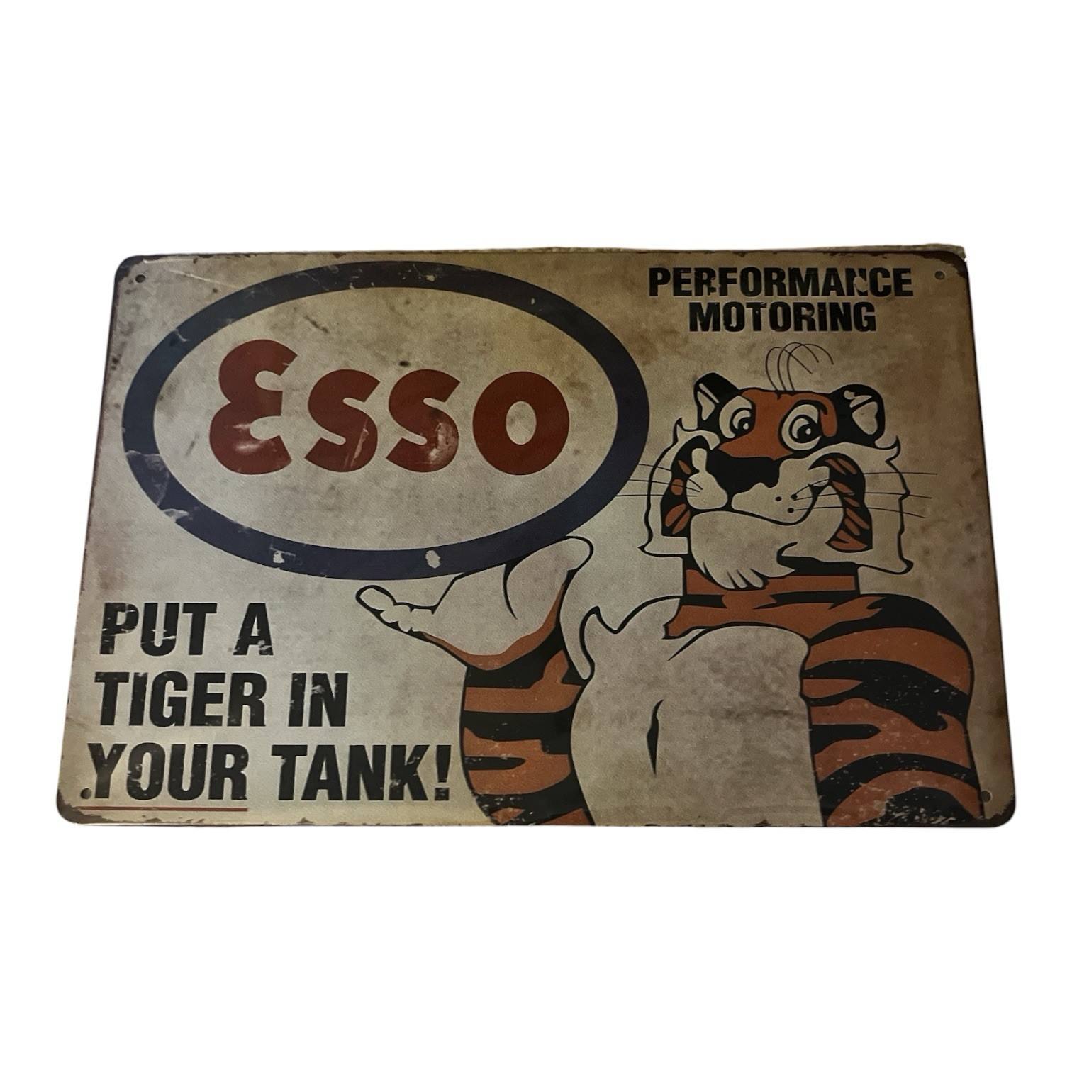 ESSO Put A Tiger In Your Tank Tin Metal Vintage Sign 8x12 NEW