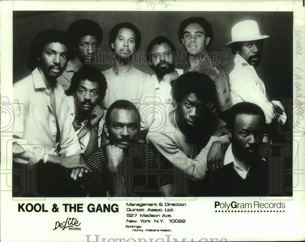1982 Press Photo Kool & The Gang, Ten Members of the Band - nop46900
