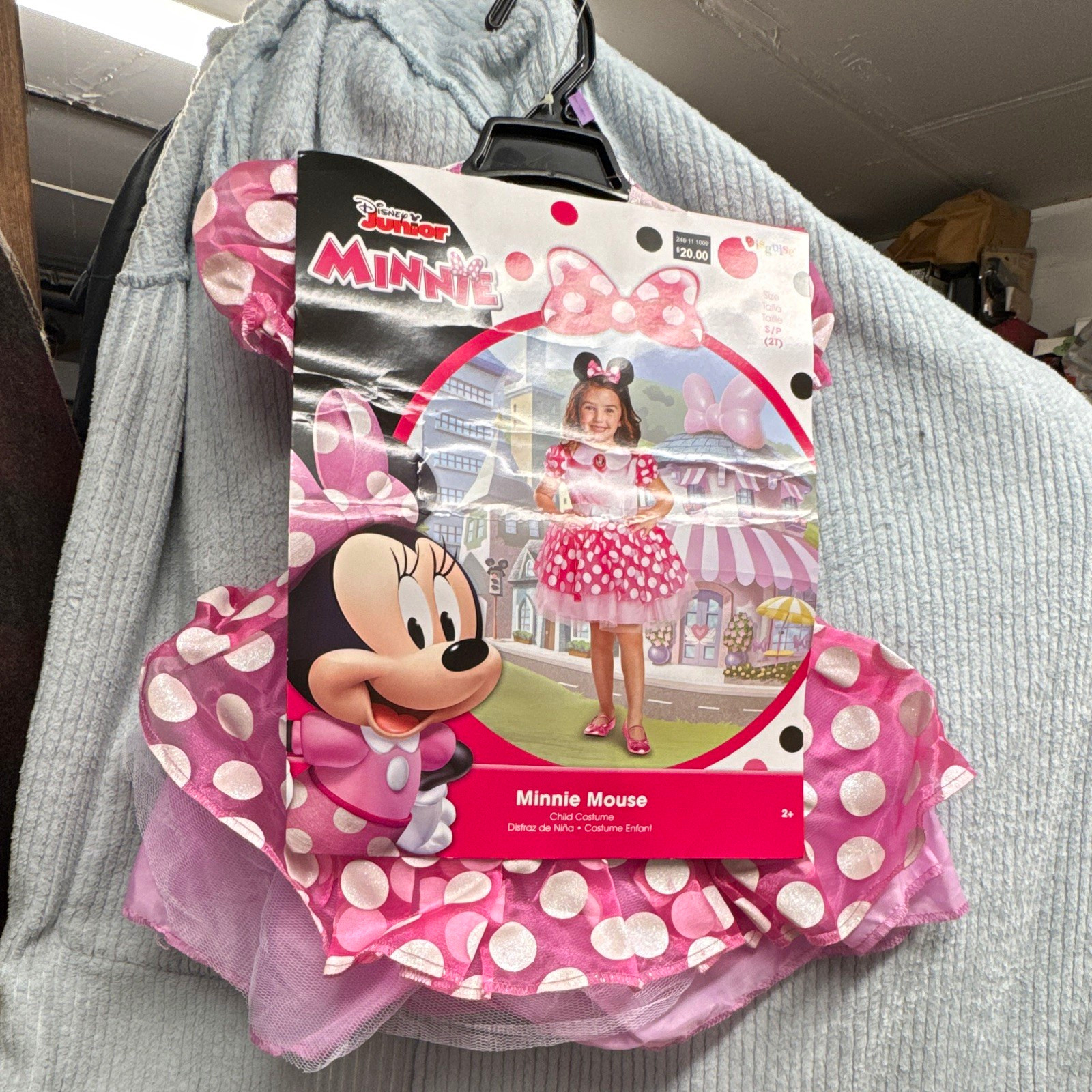 Disguise Disney Minnie Mouse Toddler Girl Costume Dress Headband Ears 2T