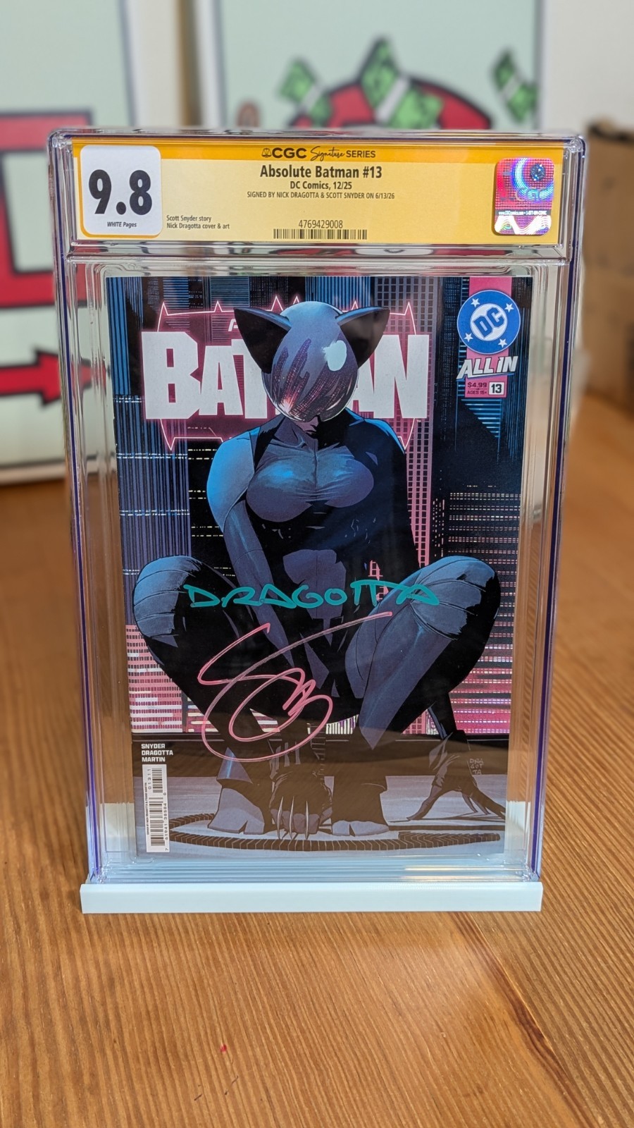 Absolute Batman #13 1st Print Signed by Scott Snyder & Nick Dragotta CGC SS 9.8 Absolute Batman #13 1st Print Signed by Scott Snyder & Nick Dragotta CGC SS 9.8