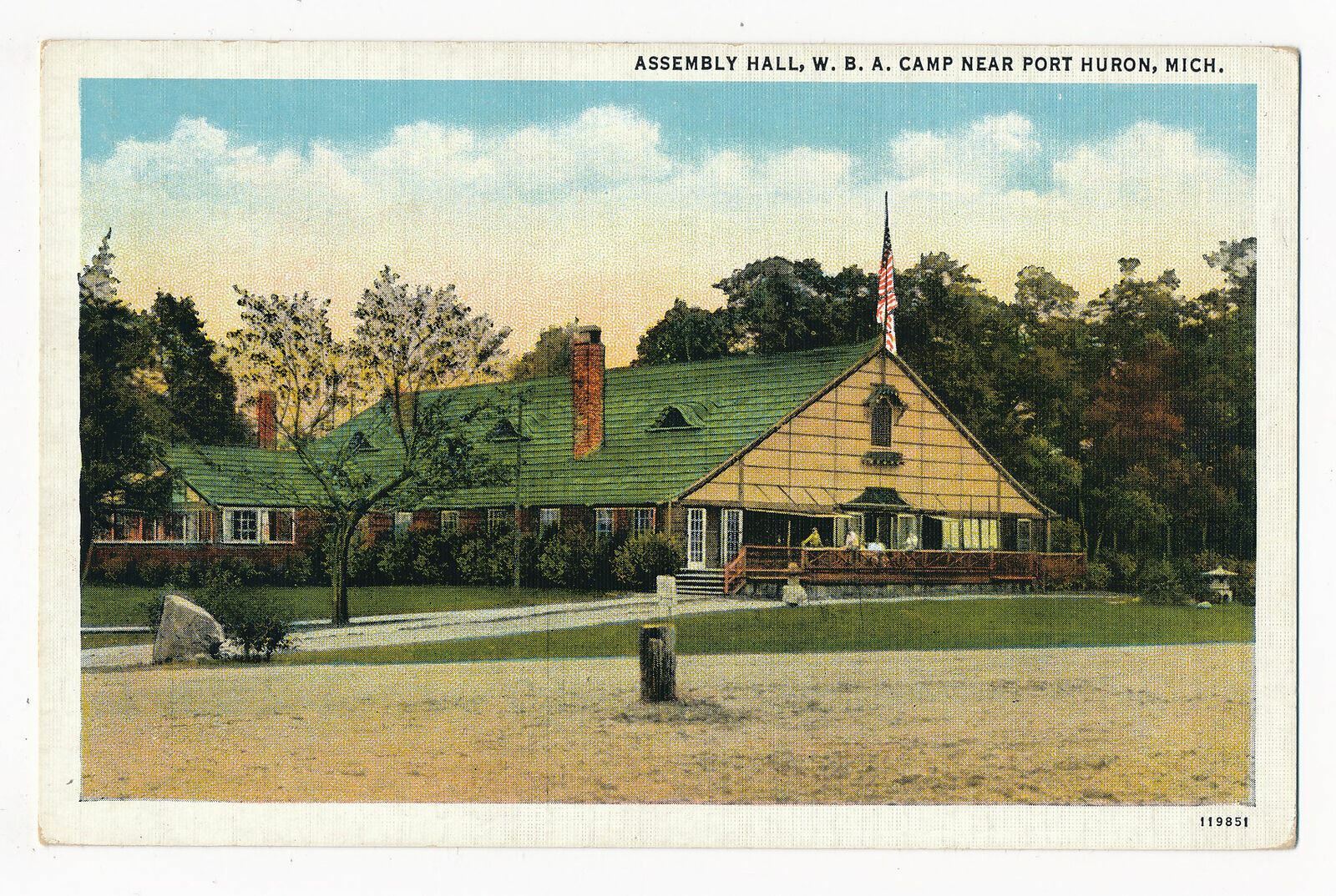 Assembly Hall, Woman’s Benefit Association, Port Huron, Michigan ca.1920\'s Assembly Hall, Woman’s Benefit Association, Port Huron, Michigan ca.1920\'s